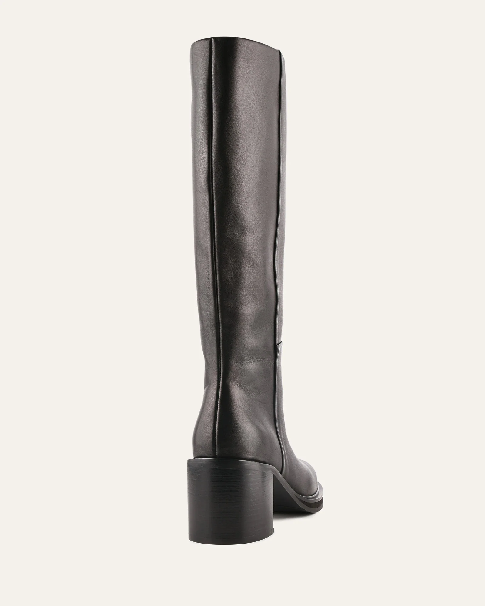 ALEXIS KNEE BOOTS BLACK LEATHER - Image 5