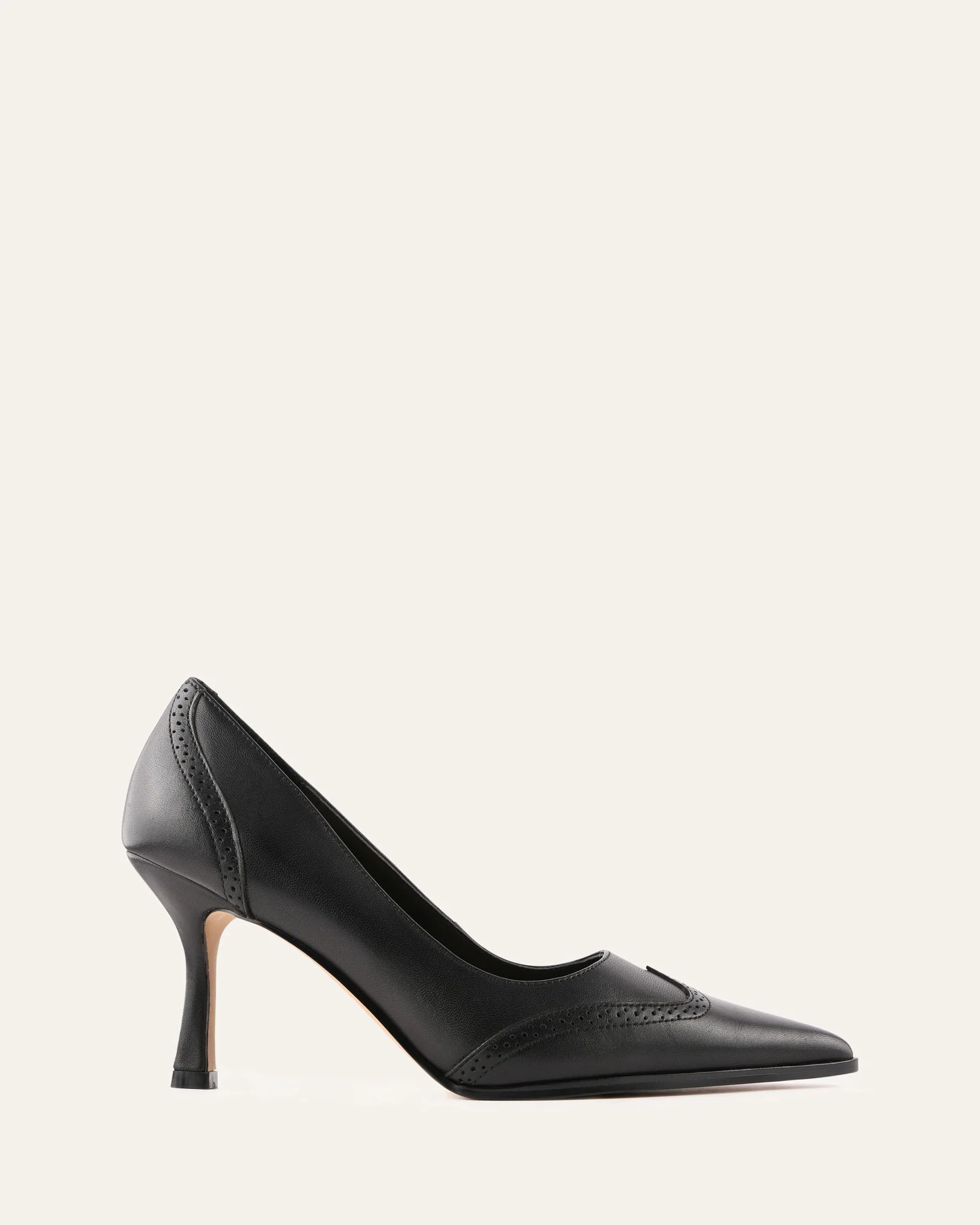 ALICE HIGH HEELS BLACK LEATHER