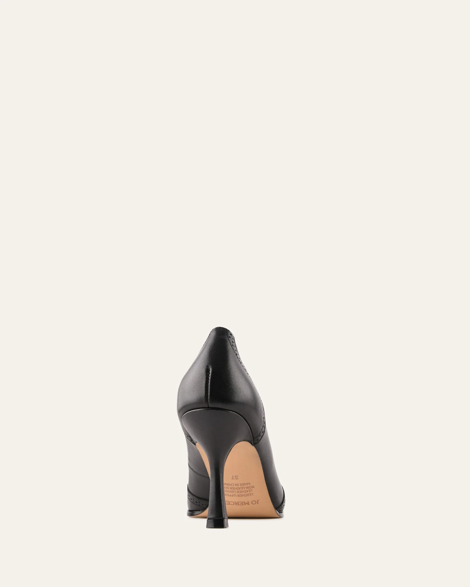 ALICE HIGH HEELS BLACK LEATHER - Image 5
