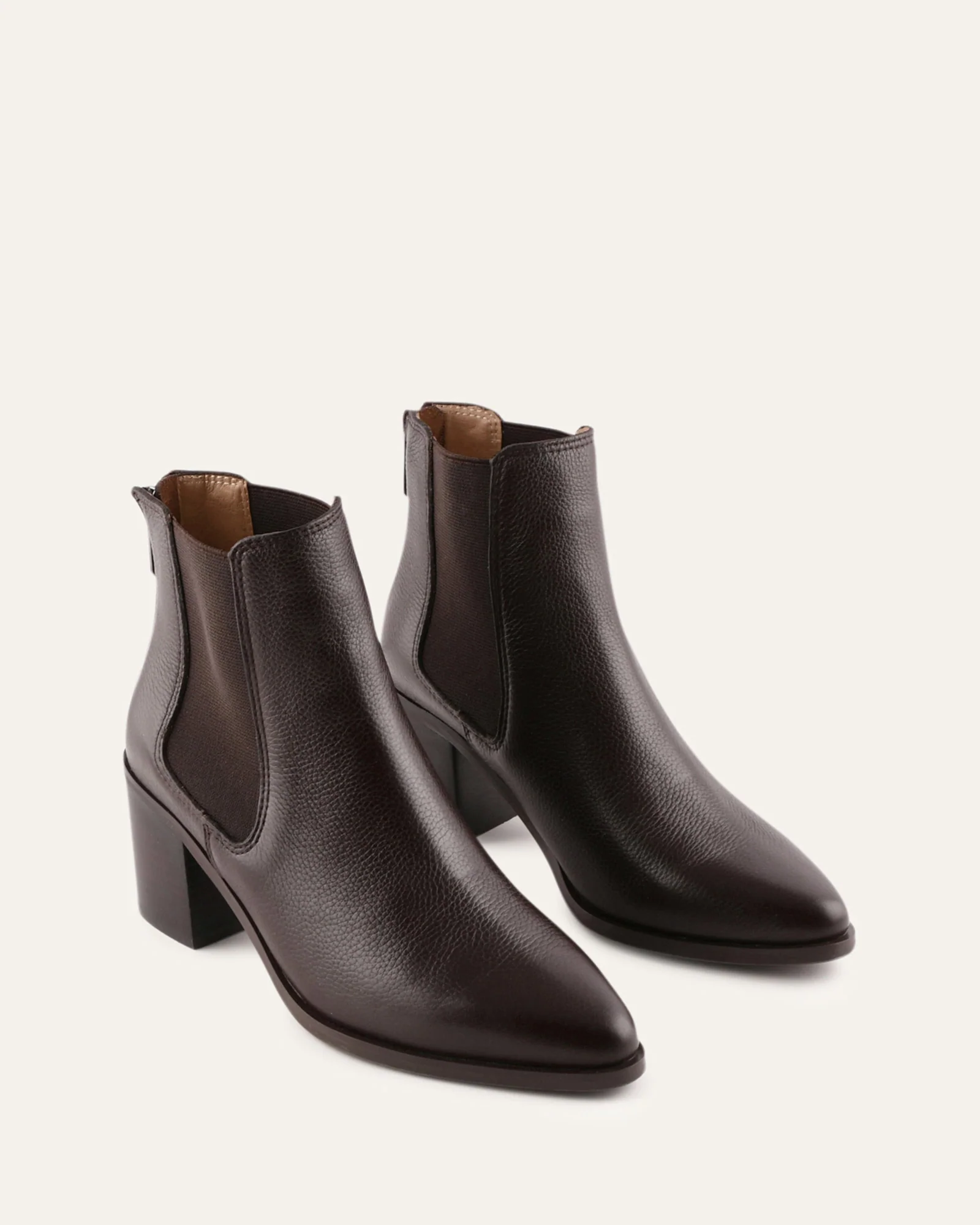 ALLURE MID ANKLE BOOTS BITTER CHOC LEATHER - Image 3