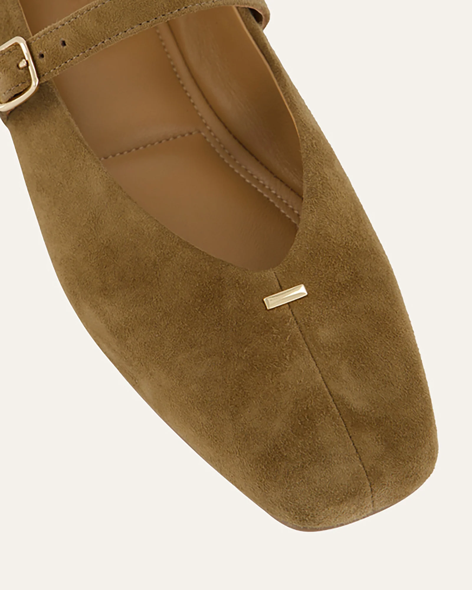 APRIL CASUAL FLATS BARK SUEDE - Image 4