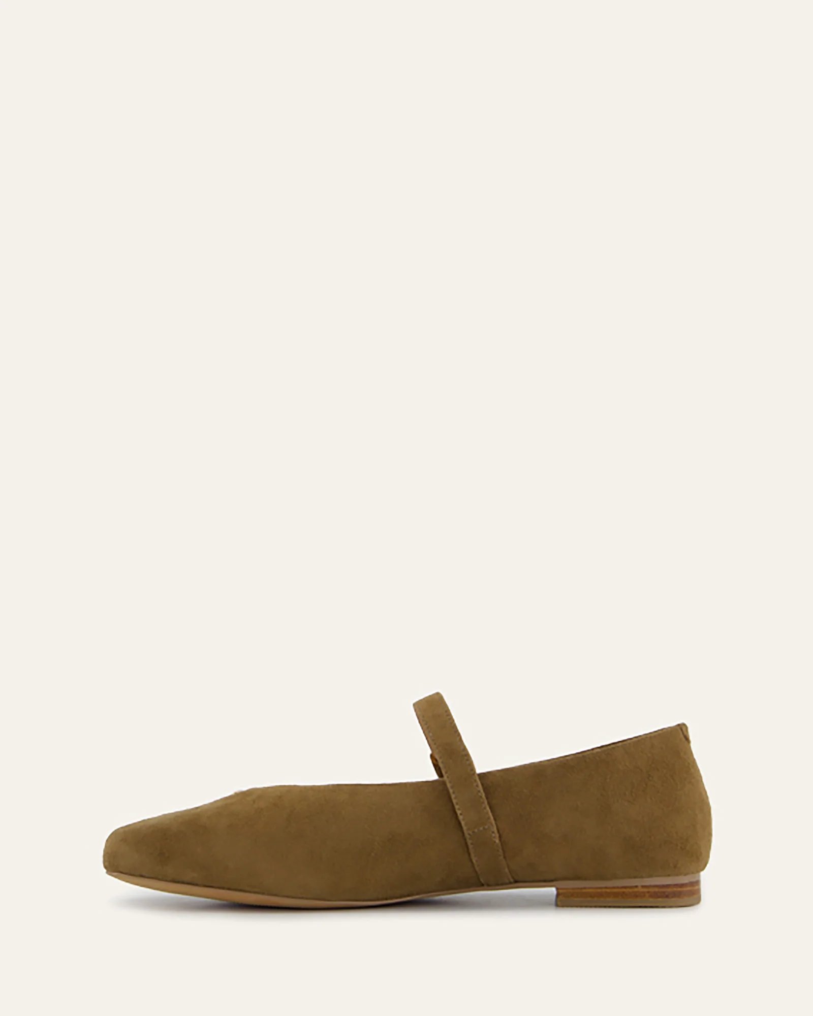 APRIL CASUAL FLATS BARK SUEDE - Image 5