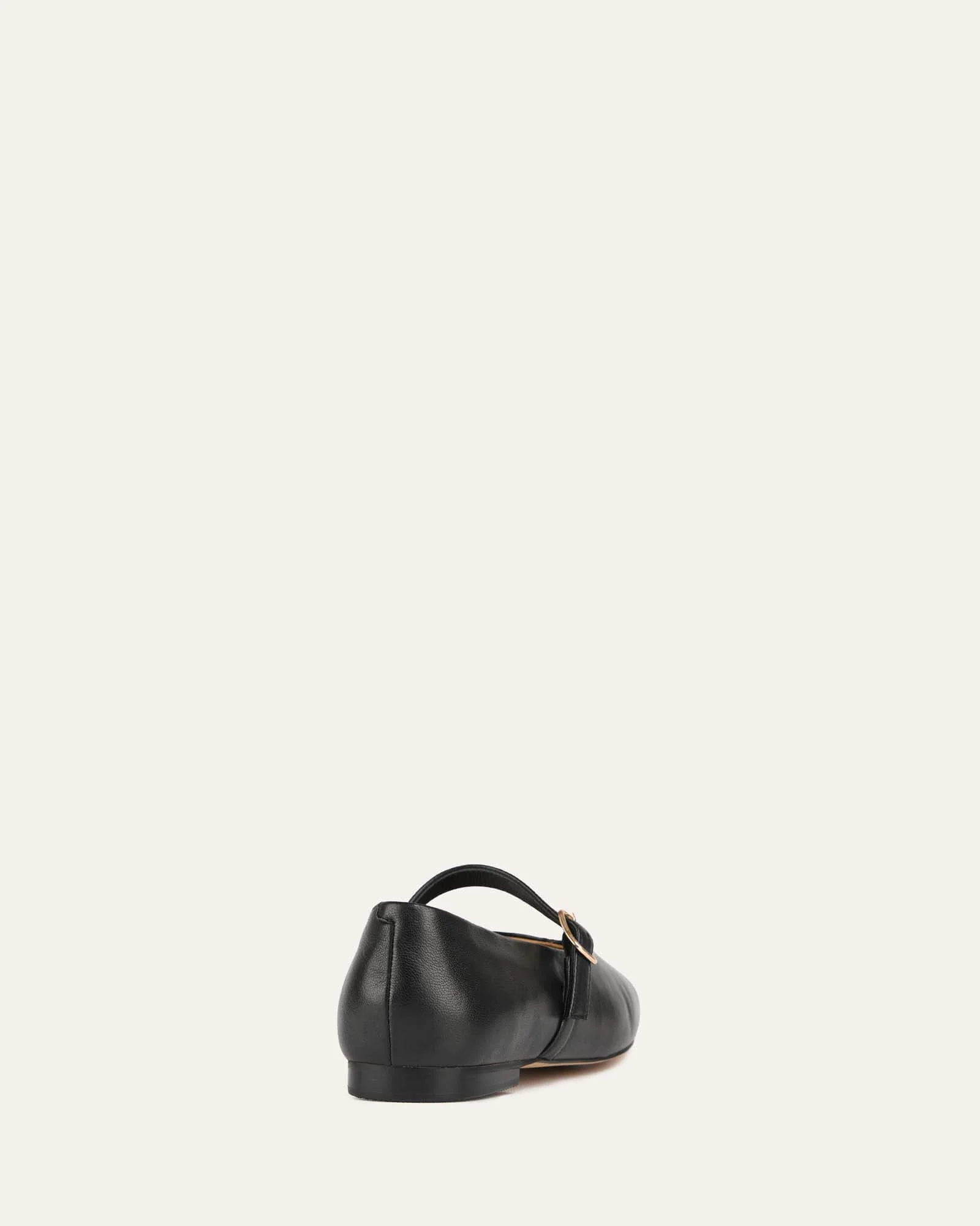 APRIL CASUAL FLATS BLACK LEATHER - Image 5