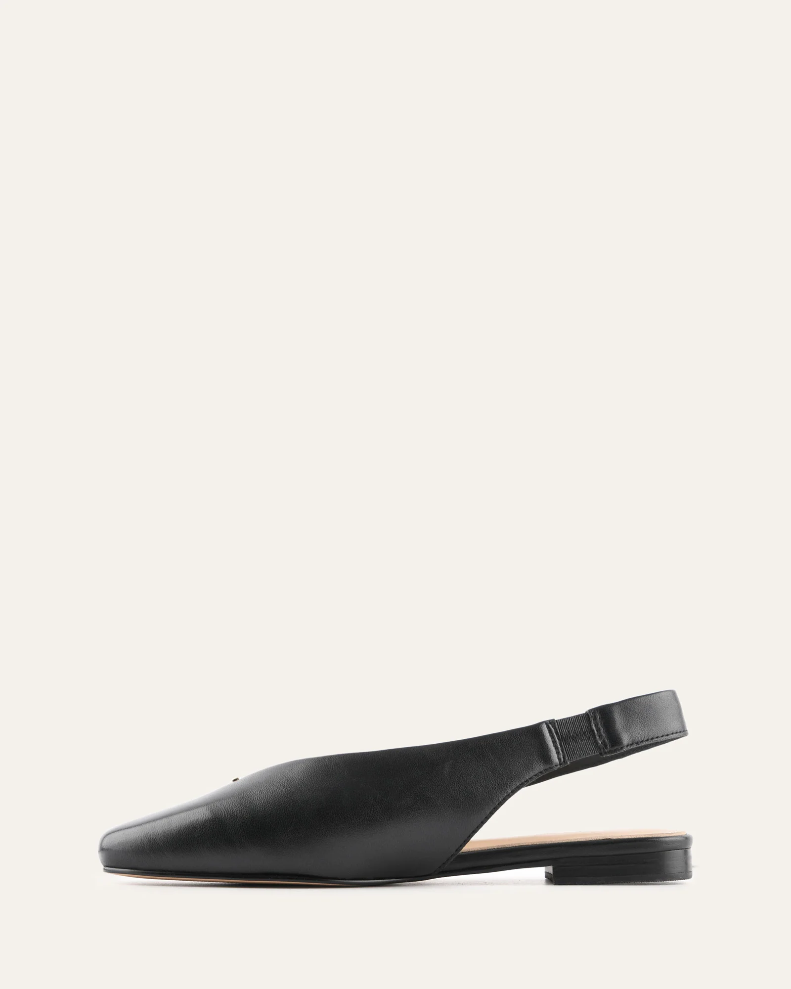 ASHLEE DRESS FLATS BLACK LEATHER - Image 5