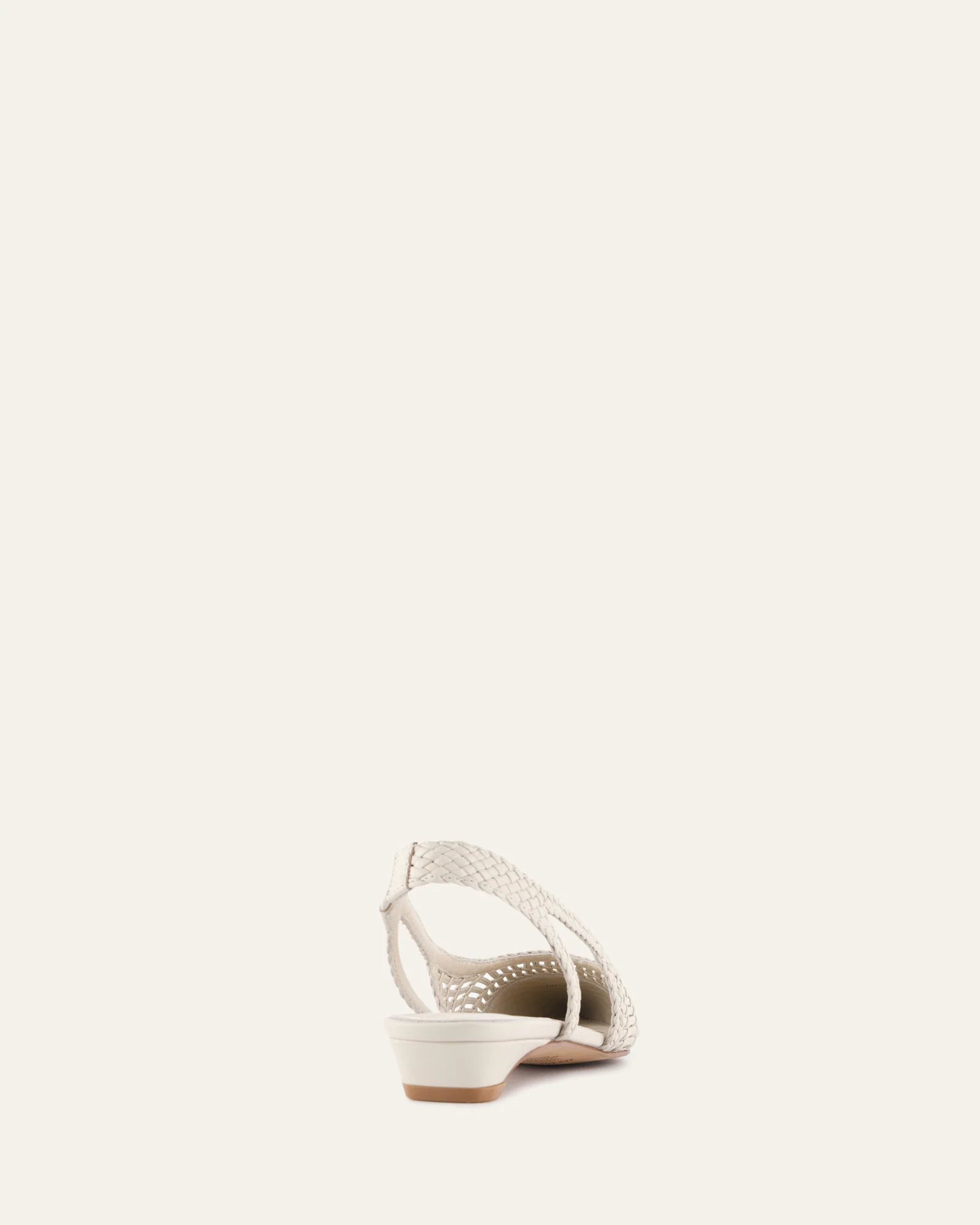 AUBREY DRESS FLATS OFF WHITE LEATHER - Image 5