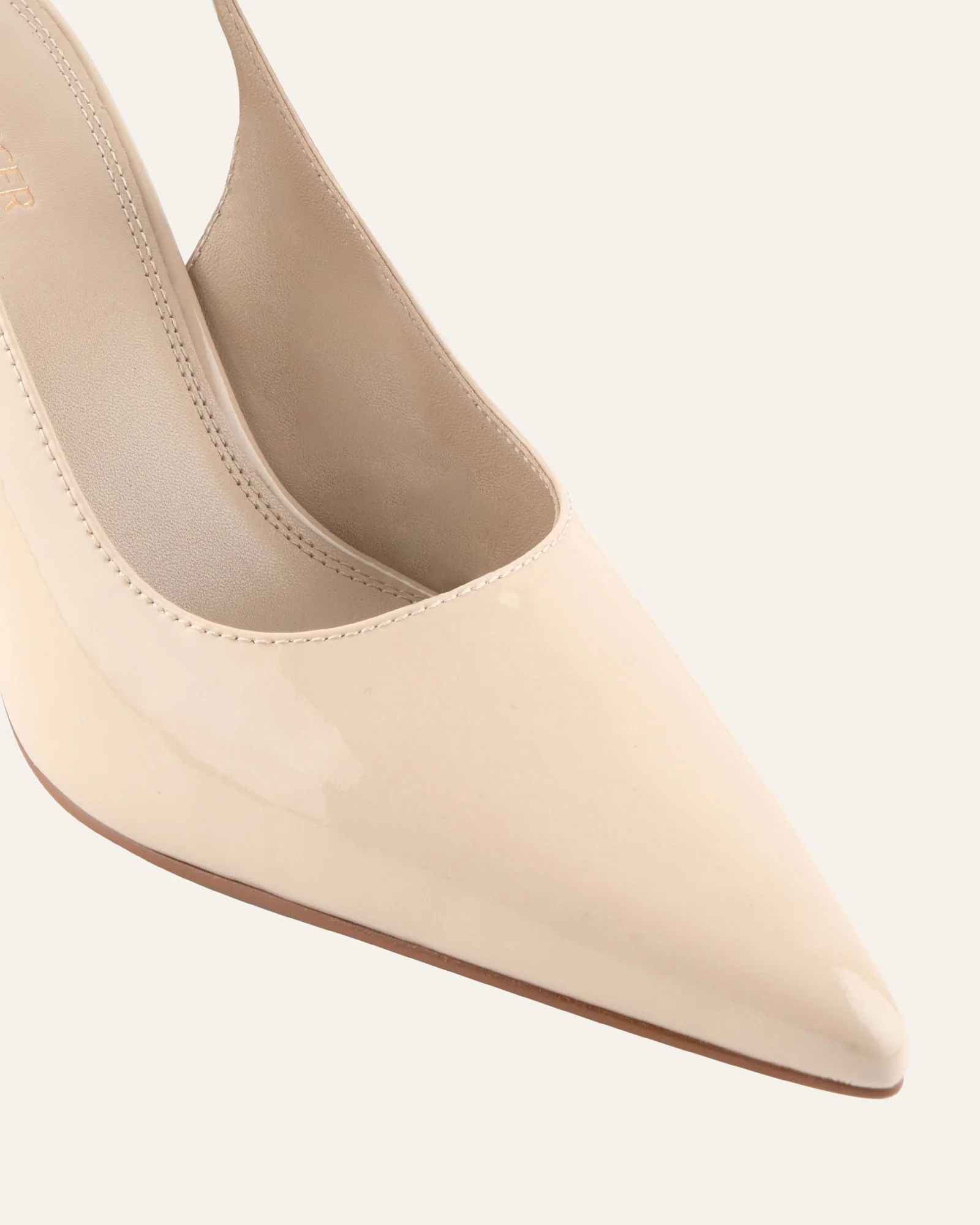 AVA HIGH HEELS SAND PATENT - Image 3