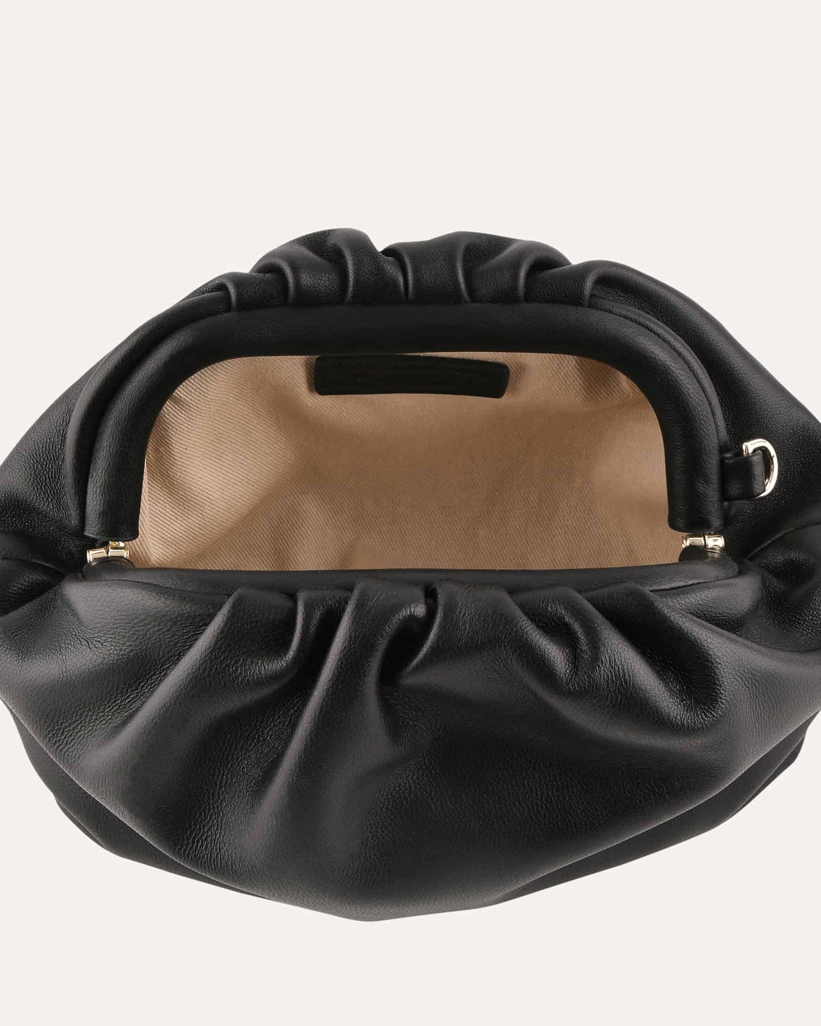 BAMBINI CLUTCH BAG BLACK LEATHER - Image 5