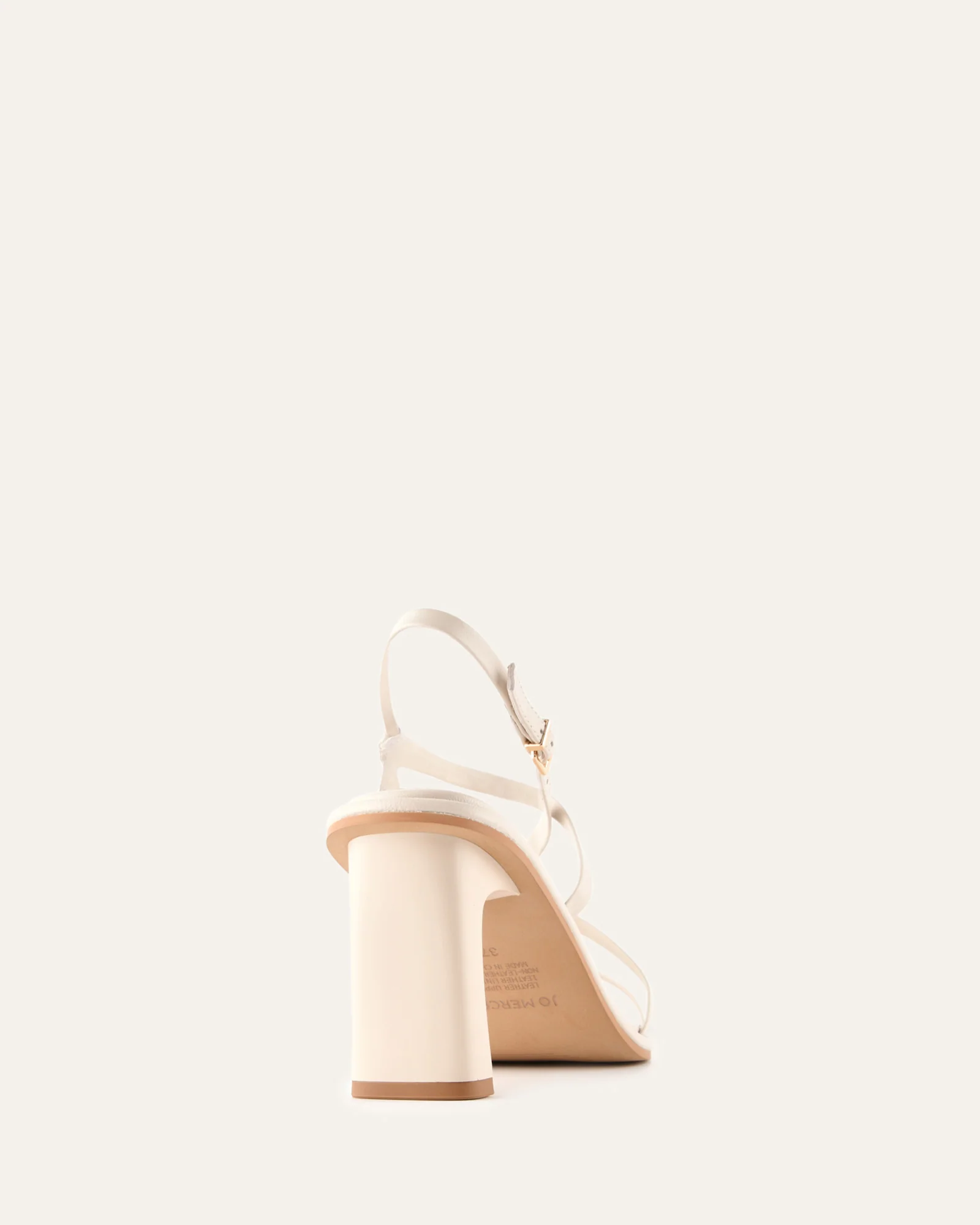BASK HIGH HEEL SANDALS OFF WHITE LEATHER - Image 5