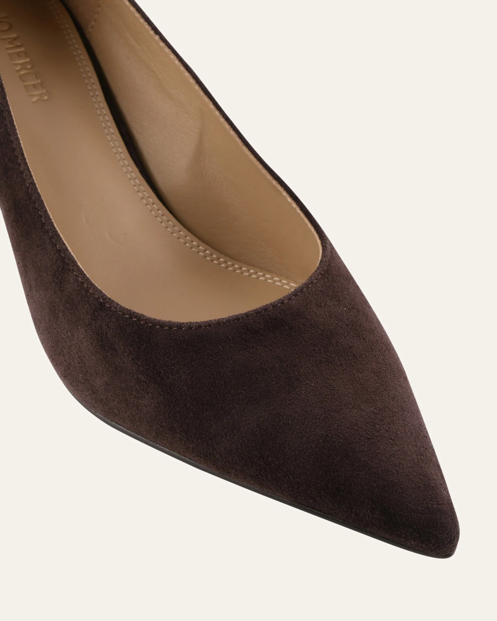 BLAIR LOW HEELS BITTER CHOC SUEDE - Image 4