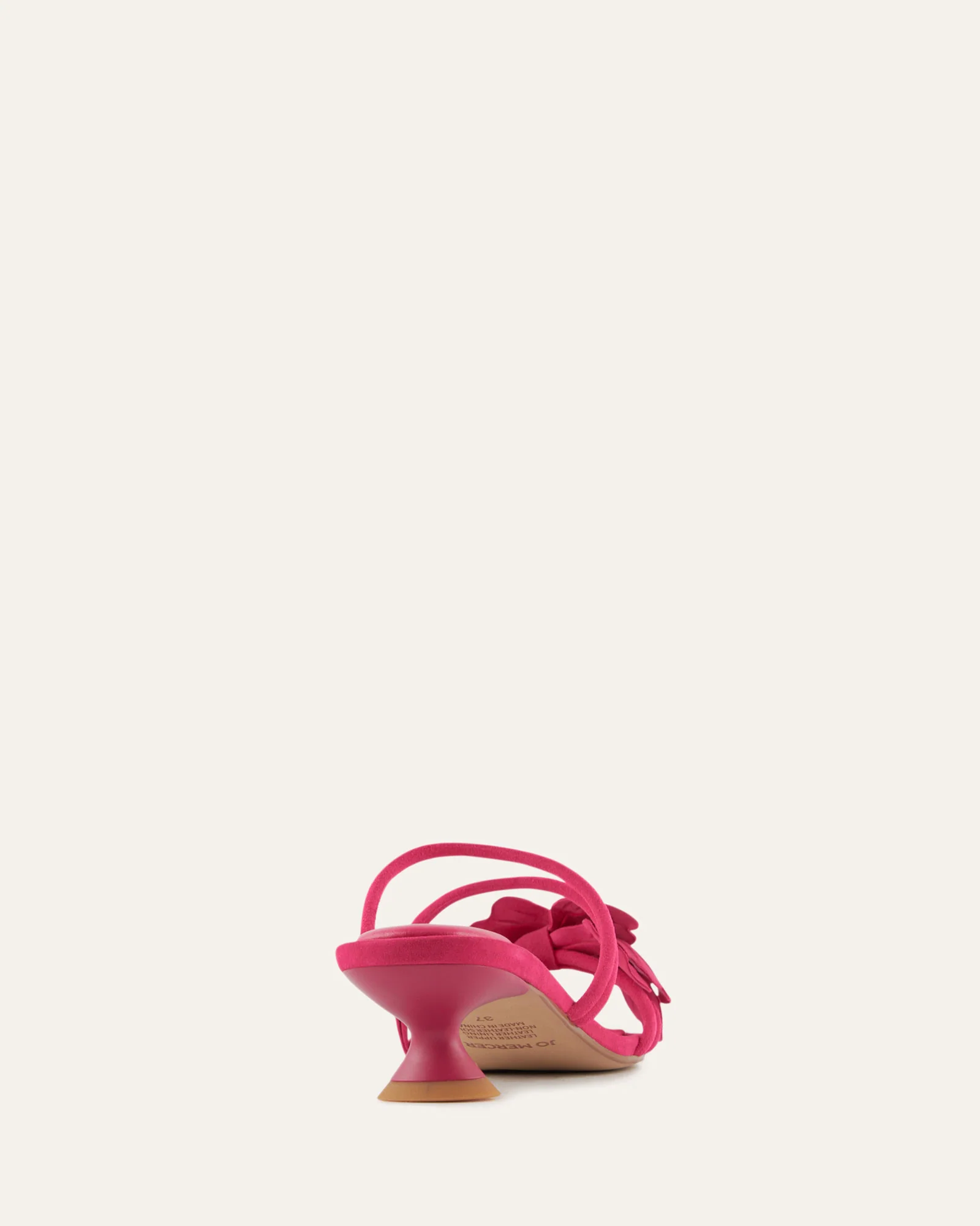 BLAZE MID HEEL SANDALS FUCHSIA SUEDE - Image 5