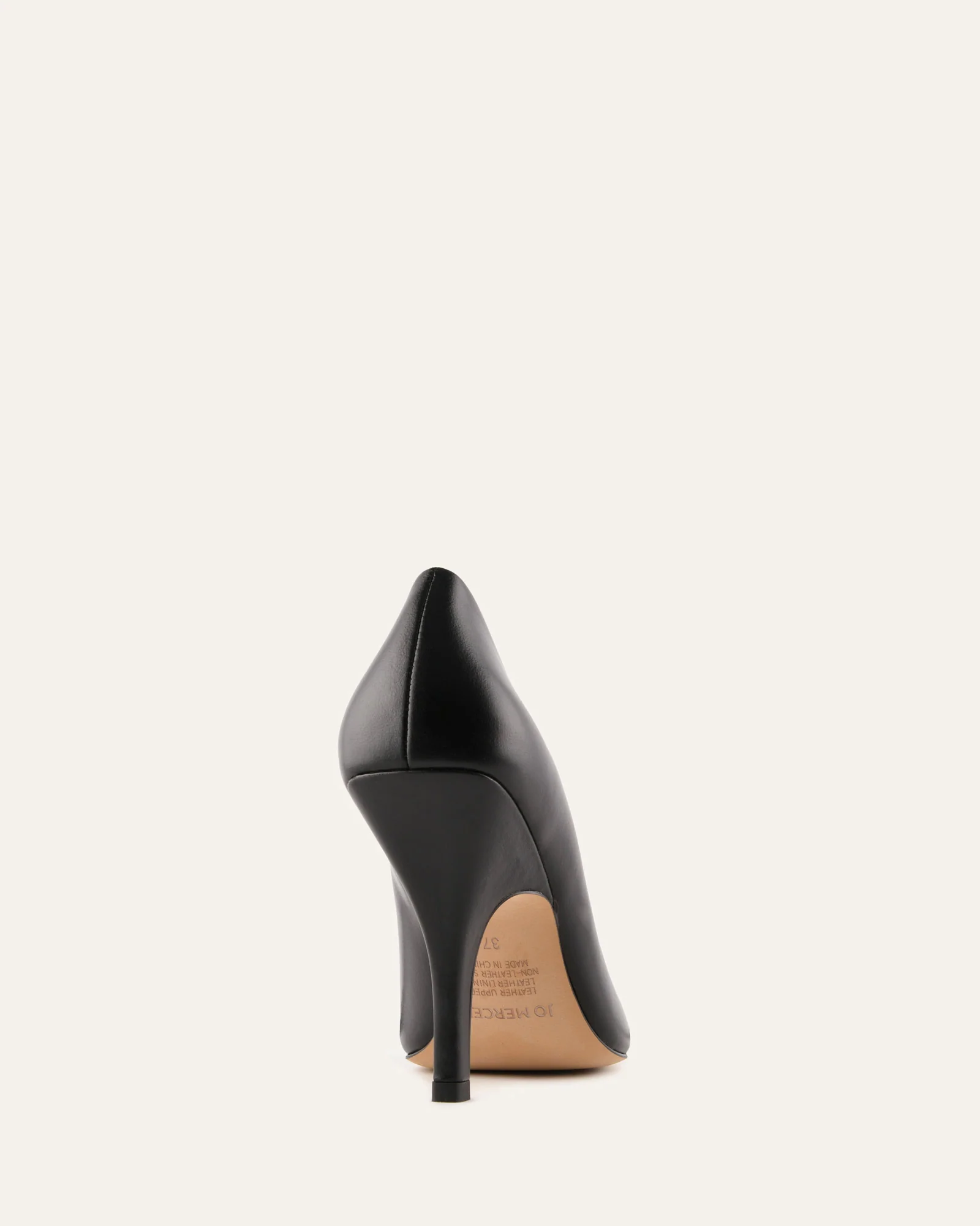 CAREY HIGH HEELS BLACK LEATHER - Image 5
