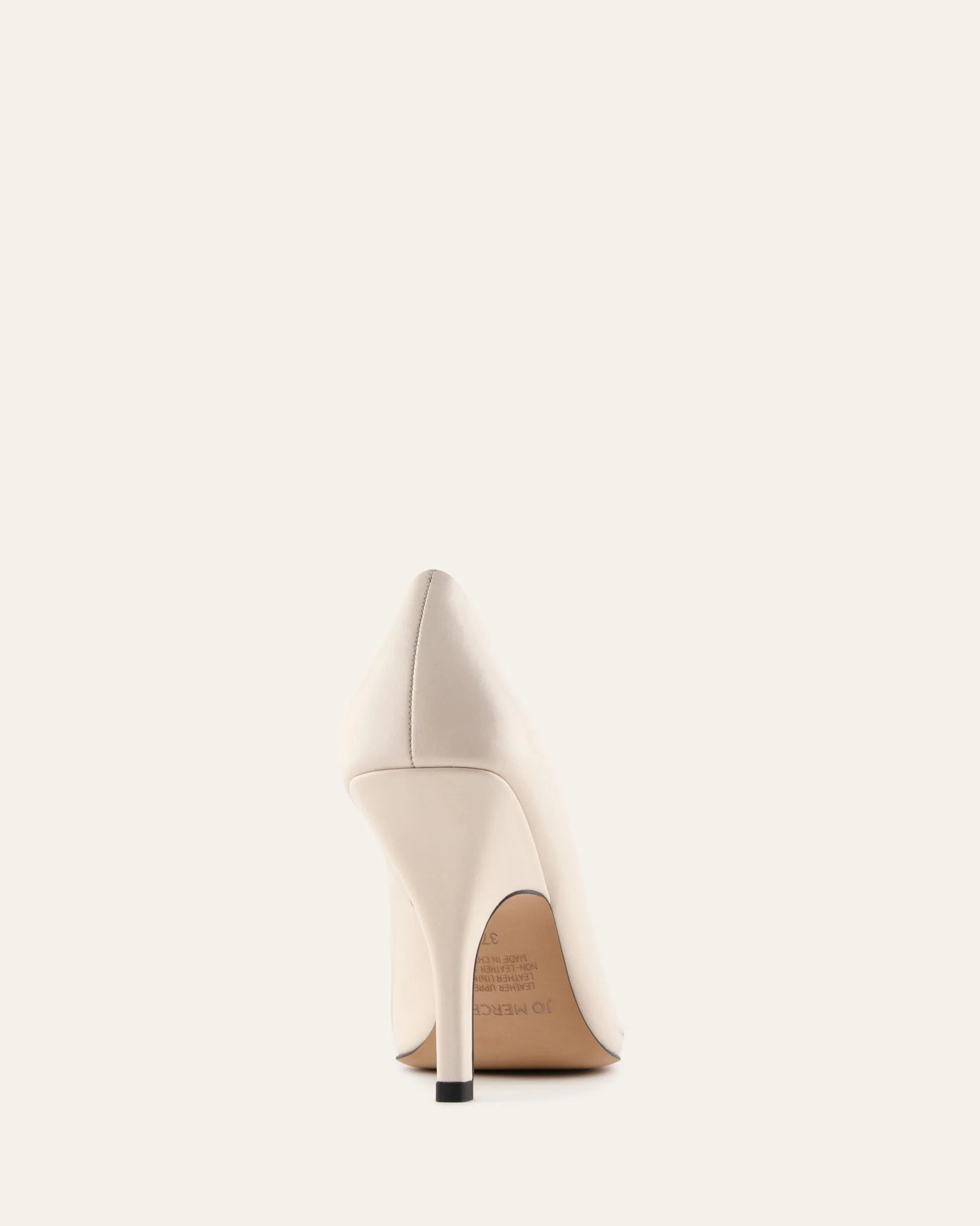 CAREY HIGH HEELS OFF WHITE LEATHER - Image 5
