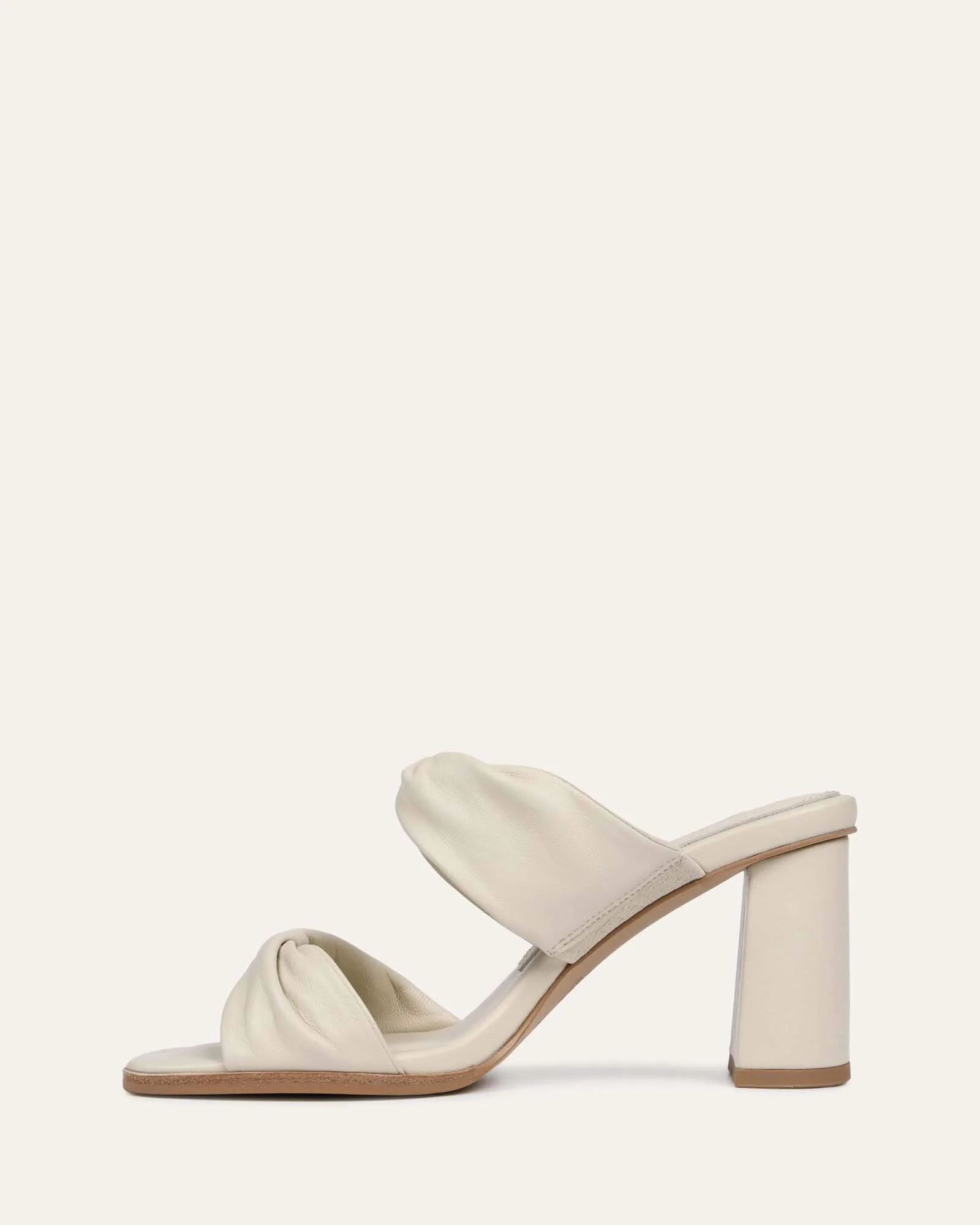 CAYLIE HIGH HEEL SANDALS BONE LEATHER - Image 6