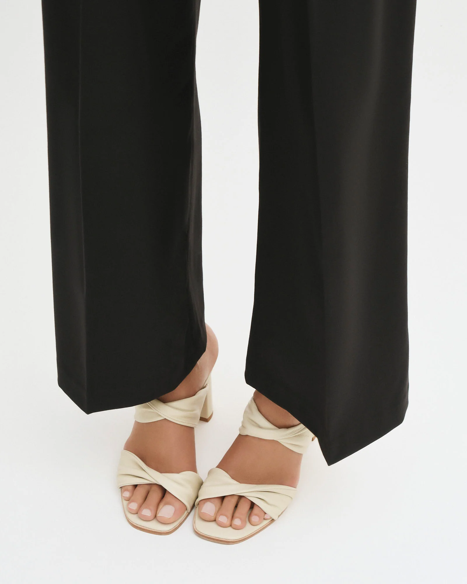 CAYLIE HIGH HEEL SANDALS BONE LEATHER - Image 9