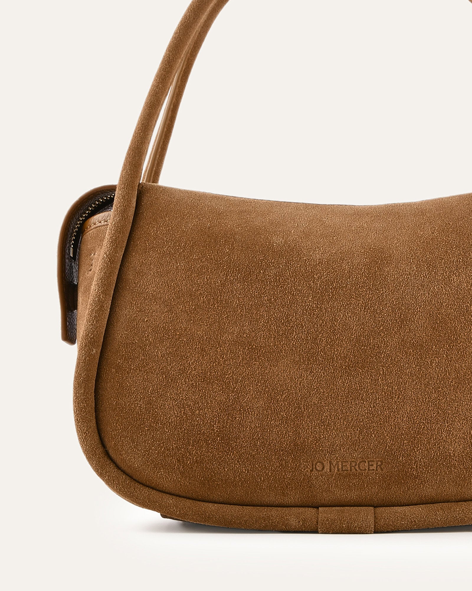 CHASE CROSSBODY BAG BISCUIT SUEDE - Image 3
