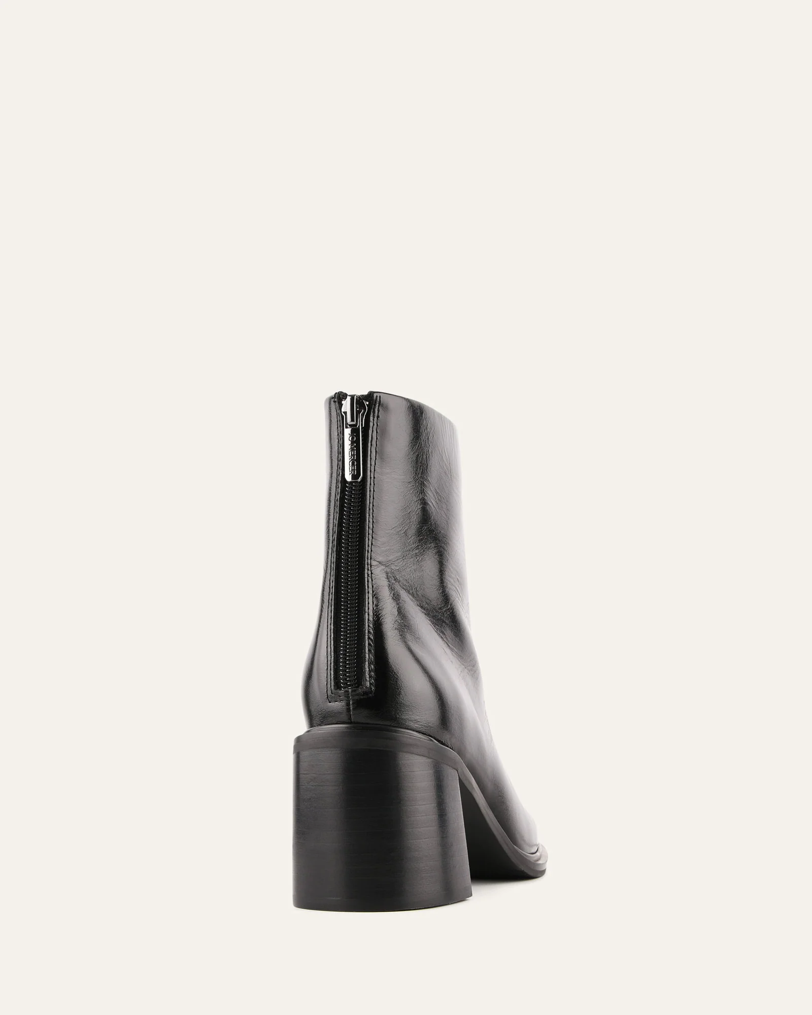 COLBY MID ANKLE BOOTS BLACK LEATHER - Image 5