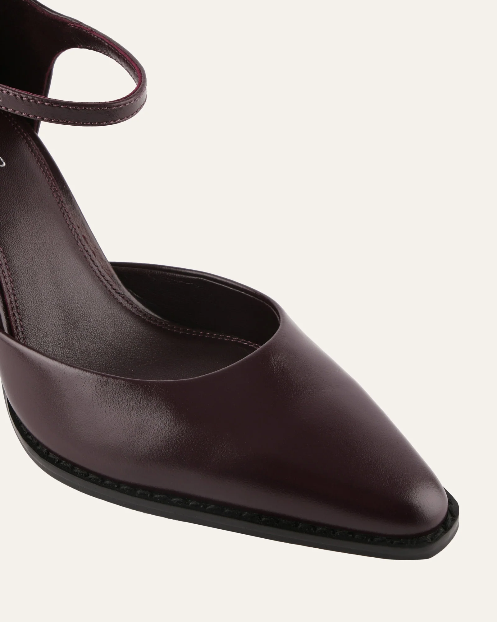 COOPER HIGH HEELS MERLOT LEATHER - Image 4