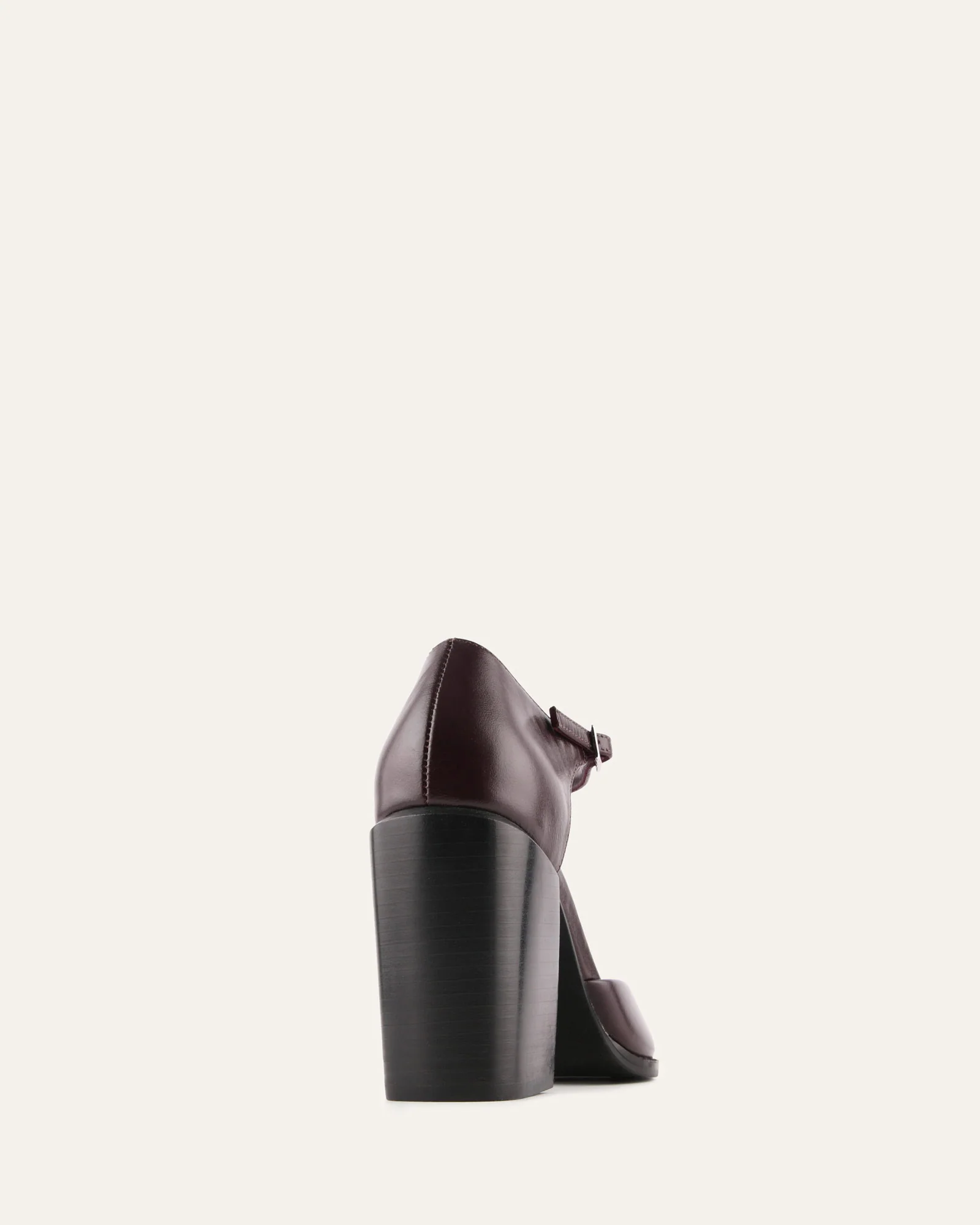 COOPER HIGH HEELS MERLOT LEATHER - Image 5
