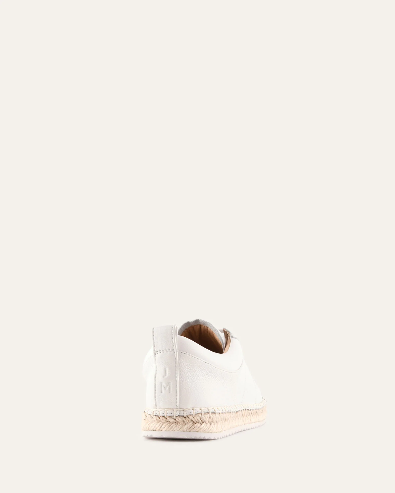 COVE ESPADRILLE SNEAKERS WHITE LEATHER - Image 4