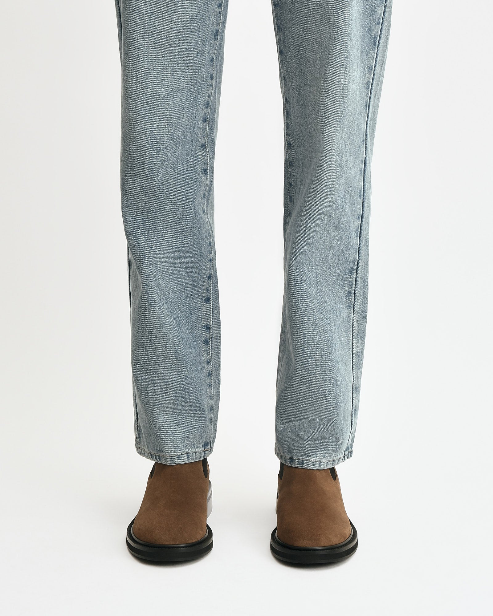 DORIAN FLAT ANKLE BOOTS BARK SUEDE - Image 7