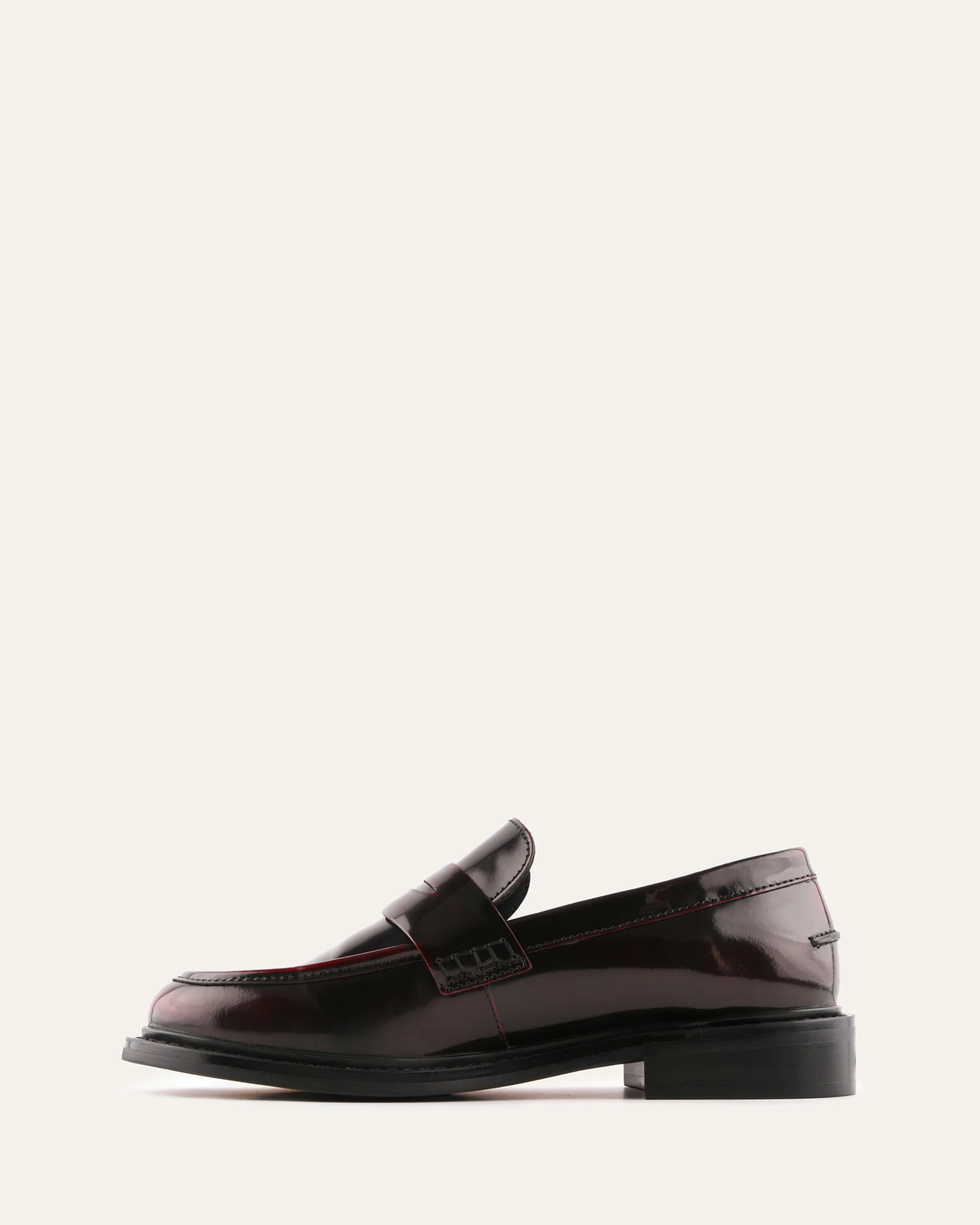 EBONY LOAFERS BURGUNDY LEATHER - Image 6