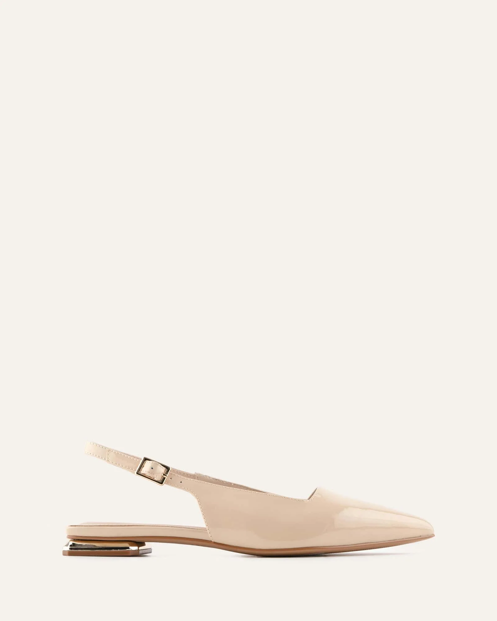 ECLIPSE DRESS FLATS SAND PATENT