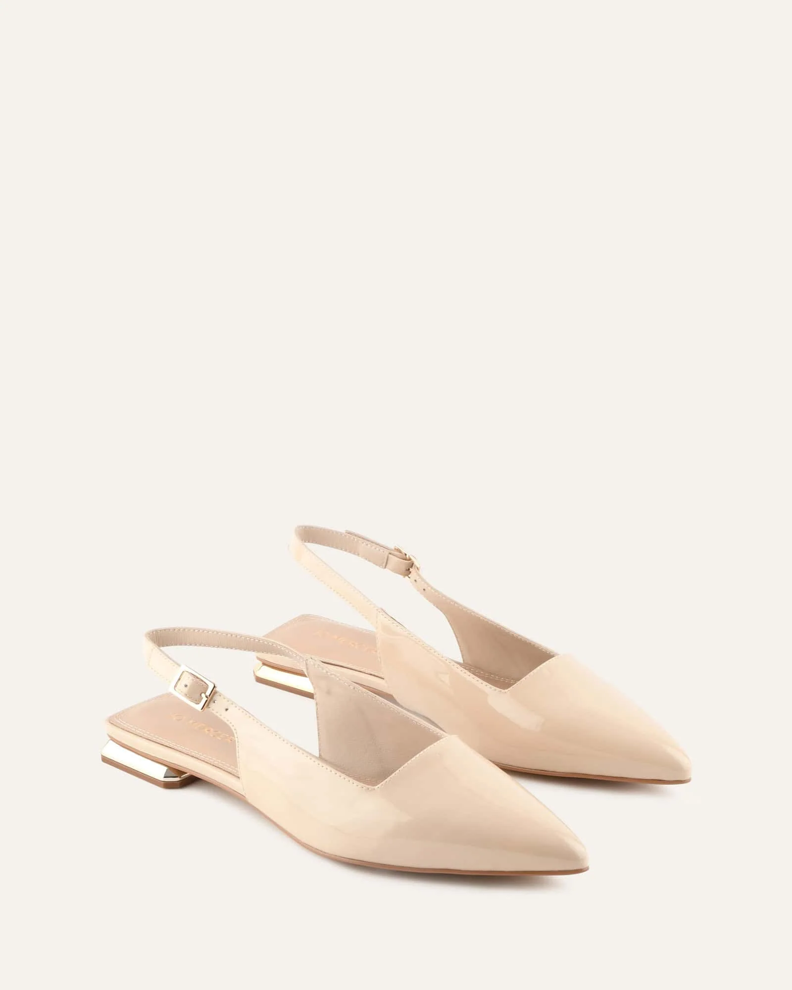 ECLIPSE DRESS FLATS SAND PATENT - Image 2