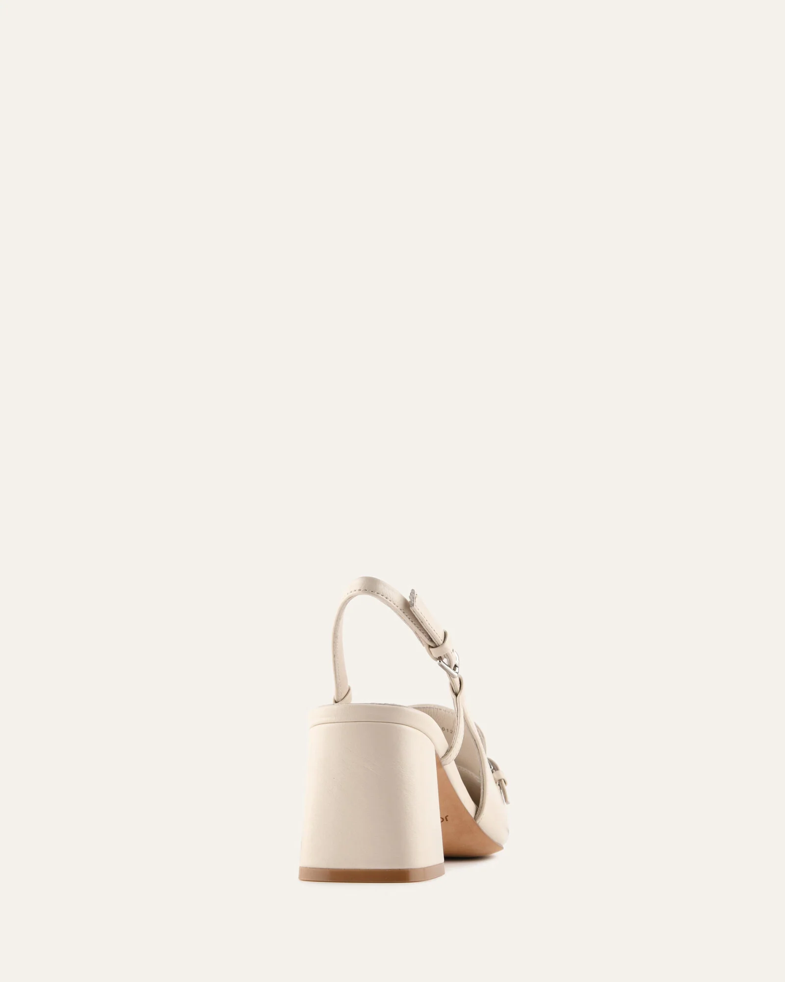 ELLERY MID HEELS OFF WHITE LEATHER - Image 5