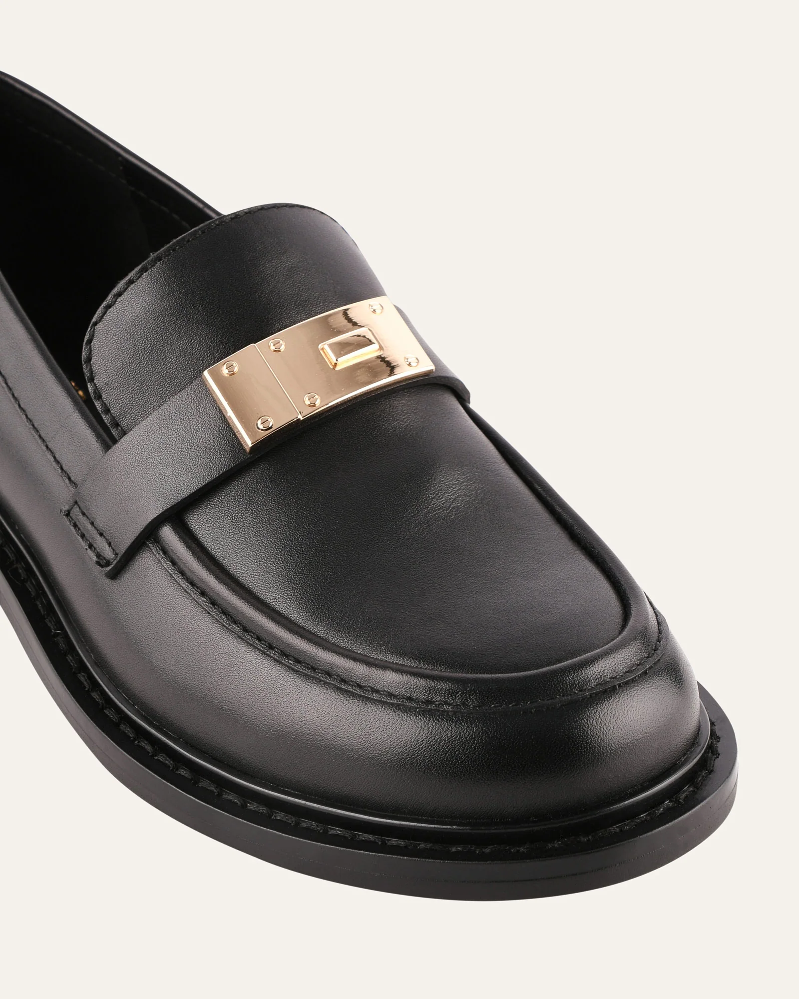 ERYN LOAFERS BLACK LEATHER - Image 3