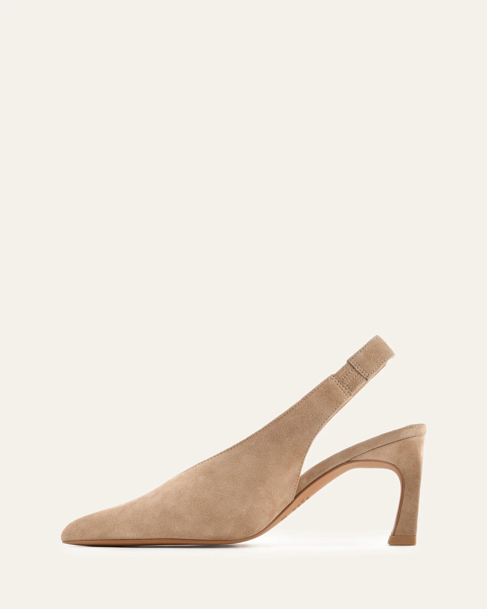 EVIE MID HEELS LATTE SUEDE - Image 5