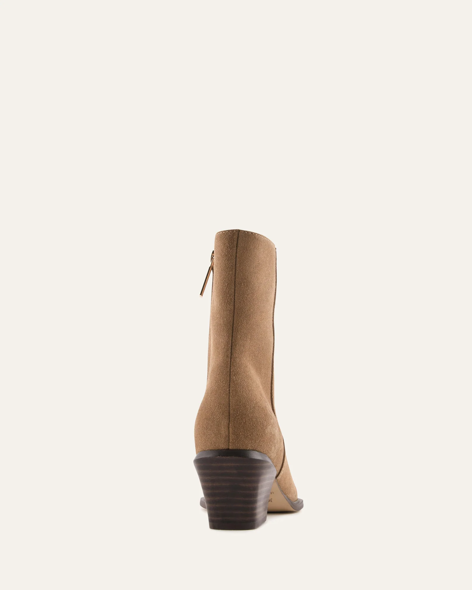 FARROW FLAT ANKLE BOOTS LATTE SUEDE - Image 4
