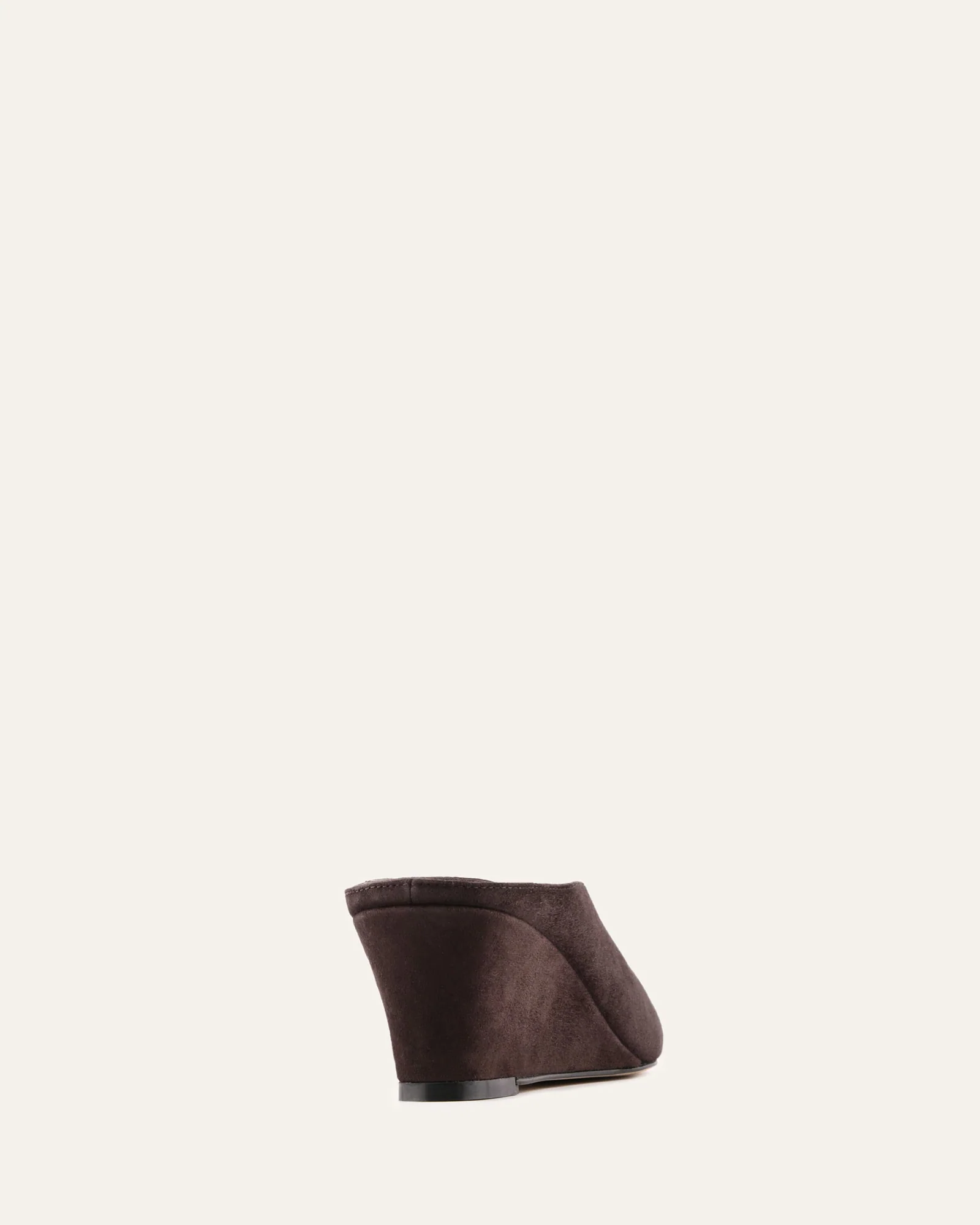 FERRIS MID HEEL SANDALS BITTER CHOC SUEDE - Image 5