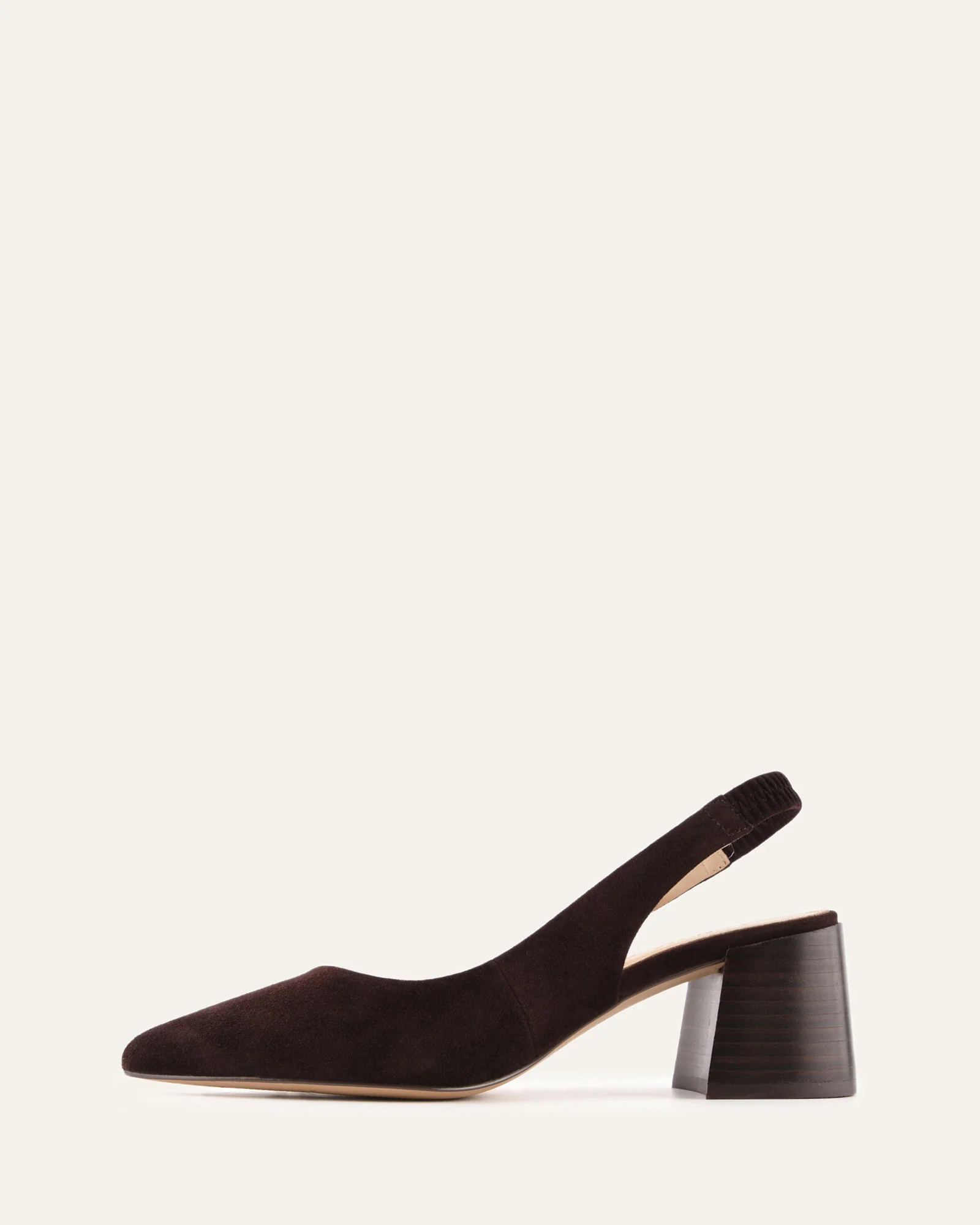GLIDE MID HEELS BITTER CHOC SUEDE - Image 5