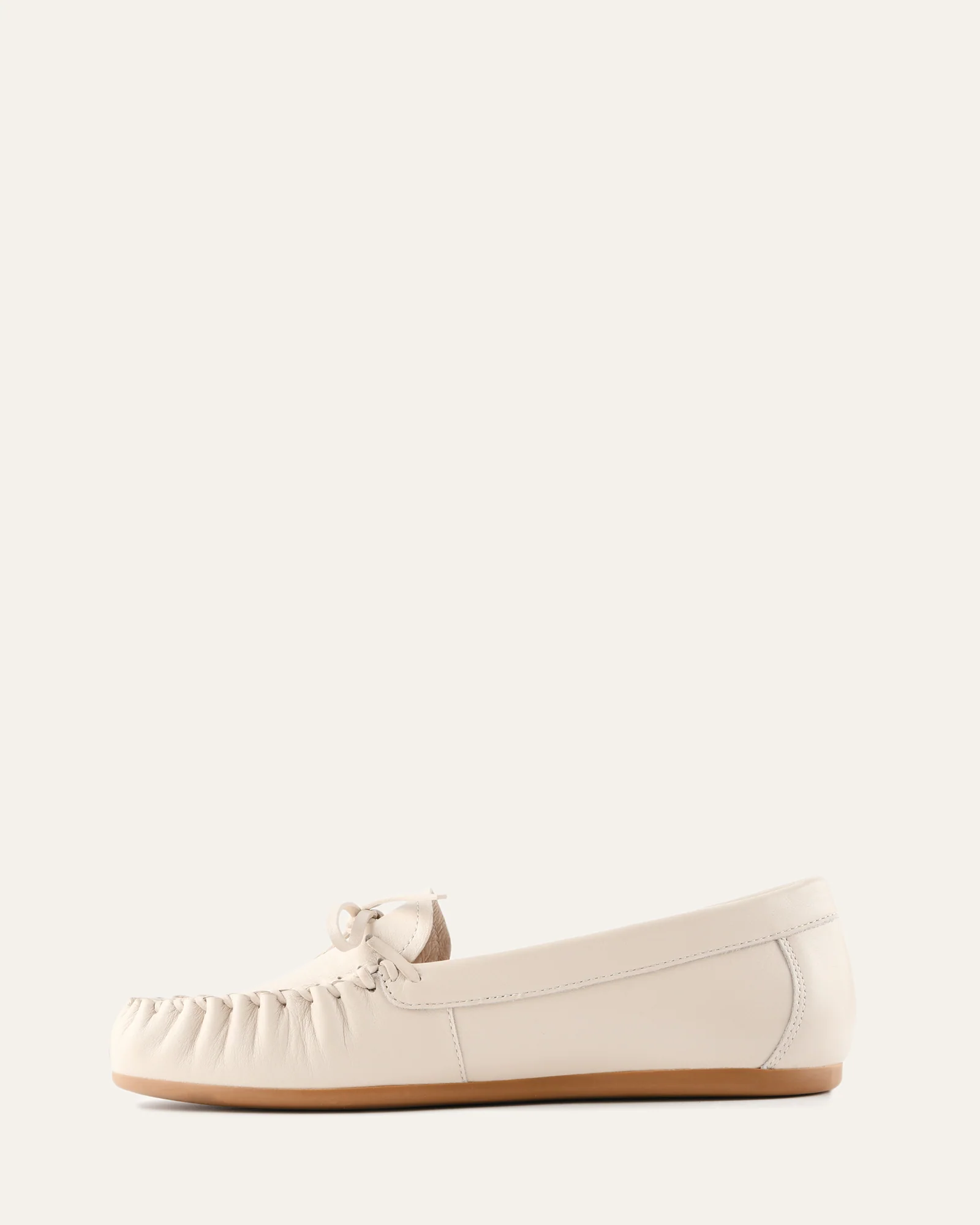 GRIFFIN LOAFERS OFF WHITE LEATHER - Image 6