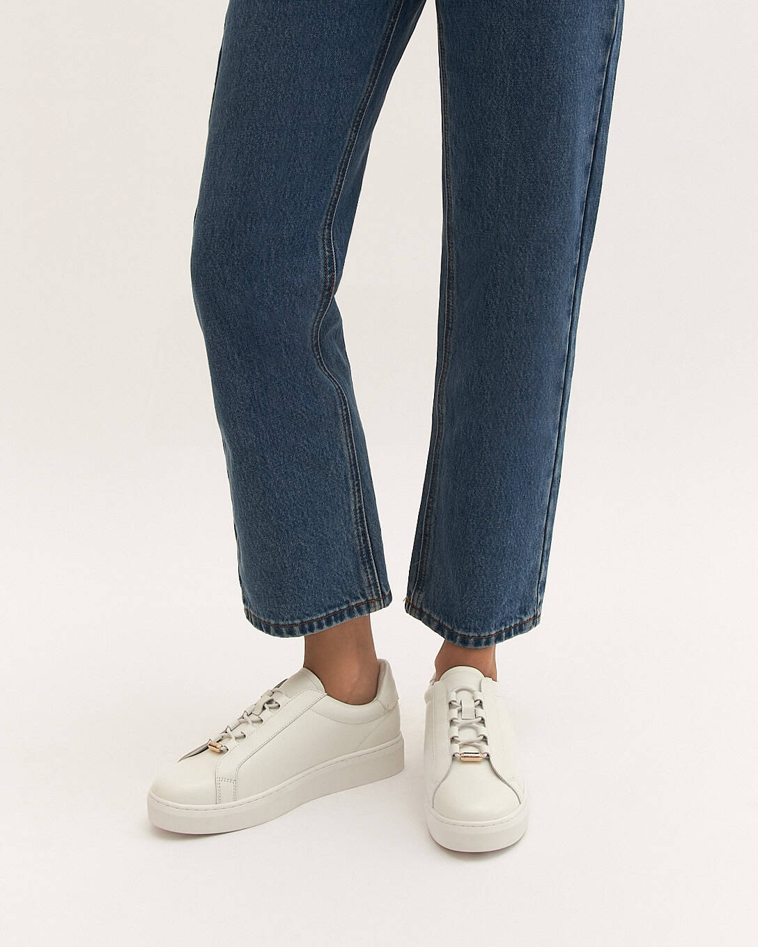 HAWKE SNEAKERS WHITE LEATHER - Image 7