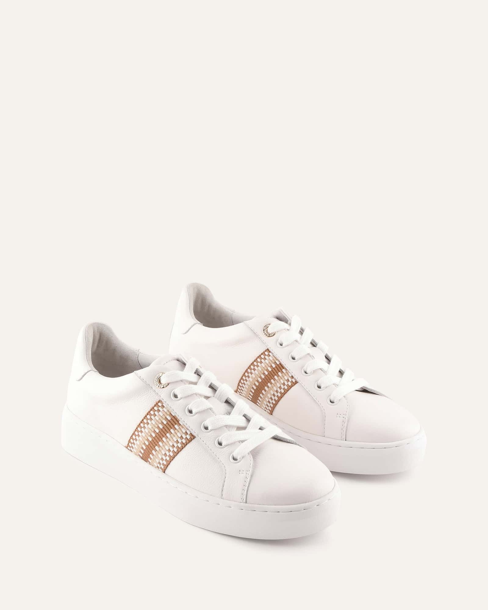 HOLLY SNEAKERS WHITE LEATHER - Image 2