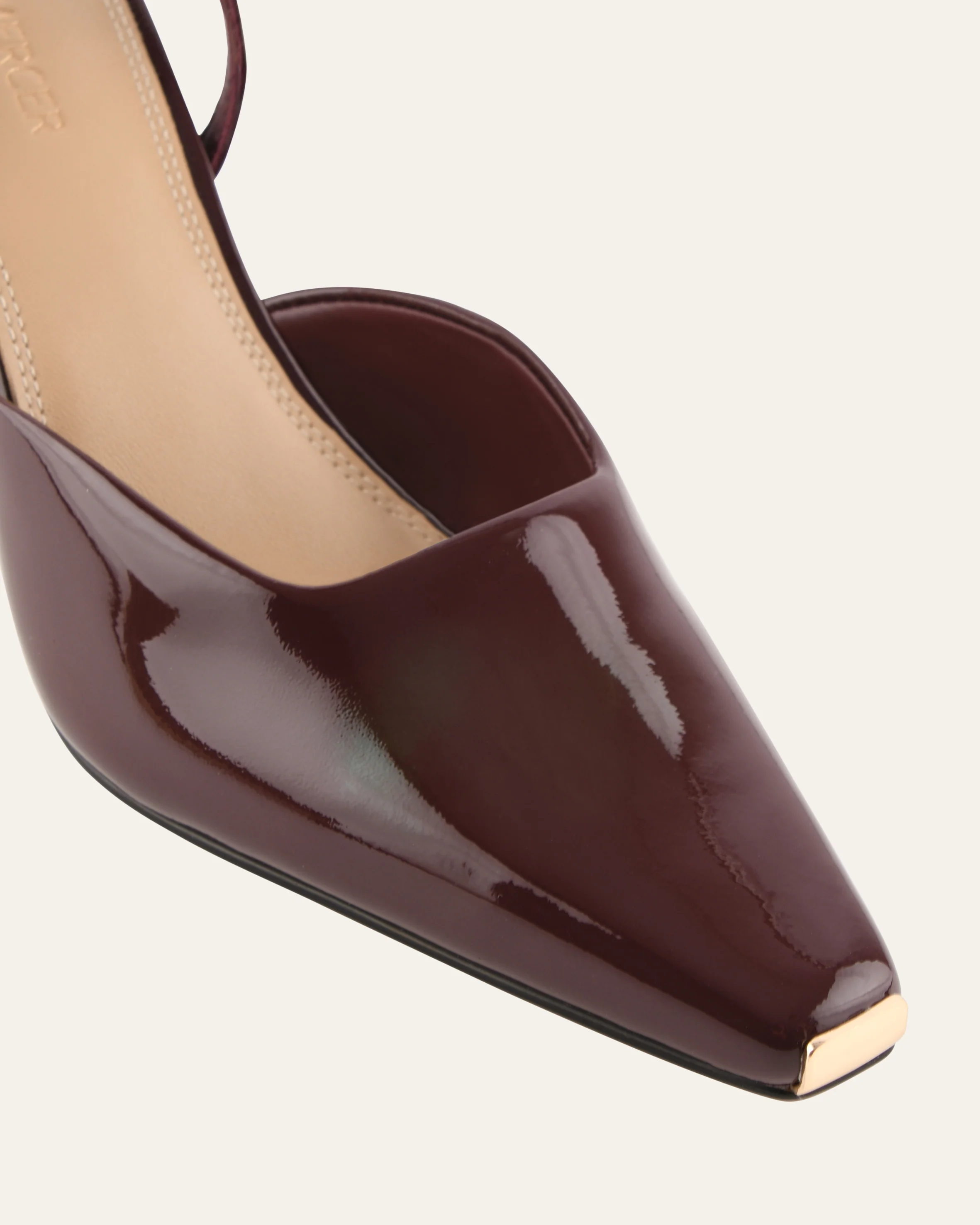 JACQULINE MID HEELS MERLOT PATENT - Image 3