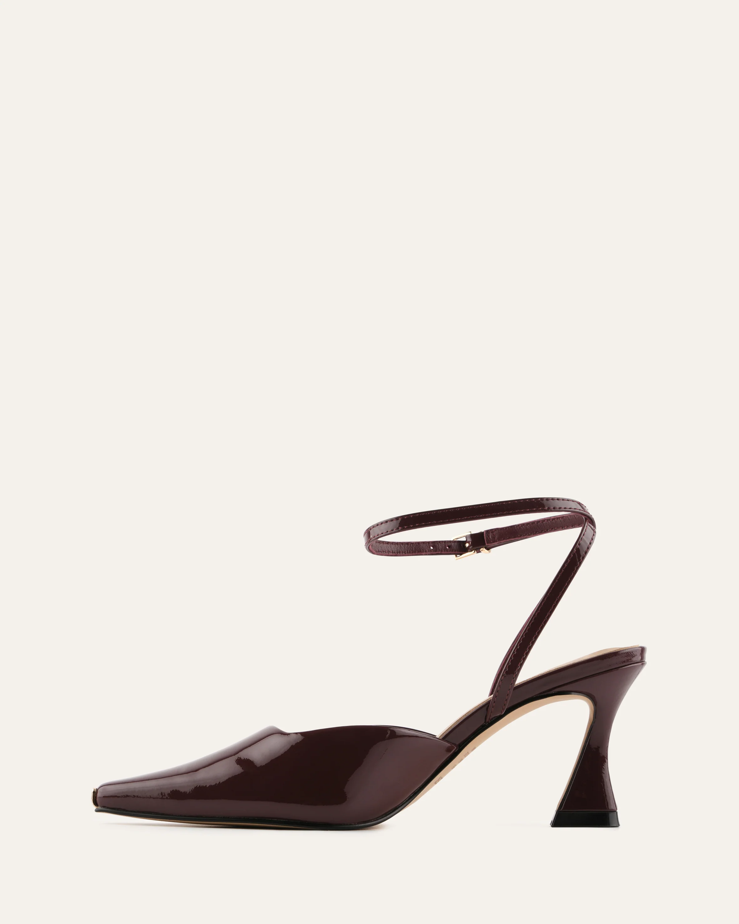 JACQULINE MID HEELS MERLOT PATENT - Image 5