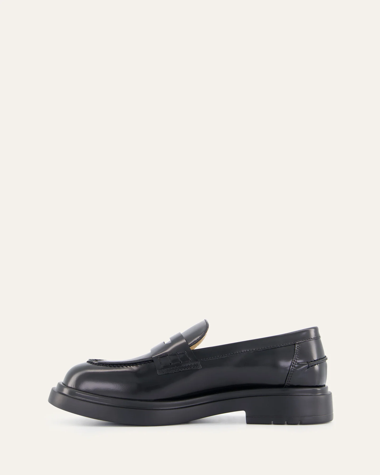 JARVIS LOAFERS BLACK LEATHER - Image 7