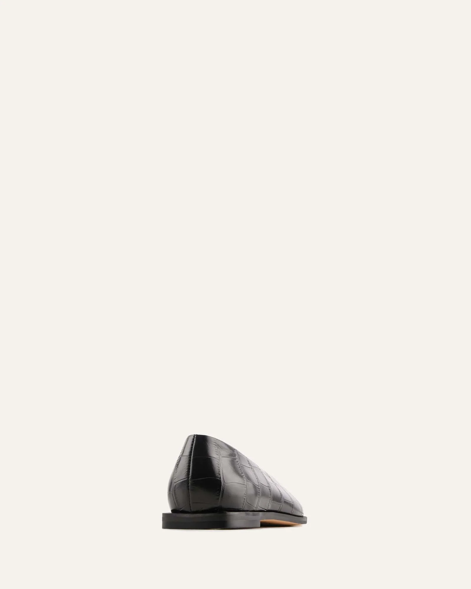 JAXON DRESS FLATS BLACK CROC - Image 5