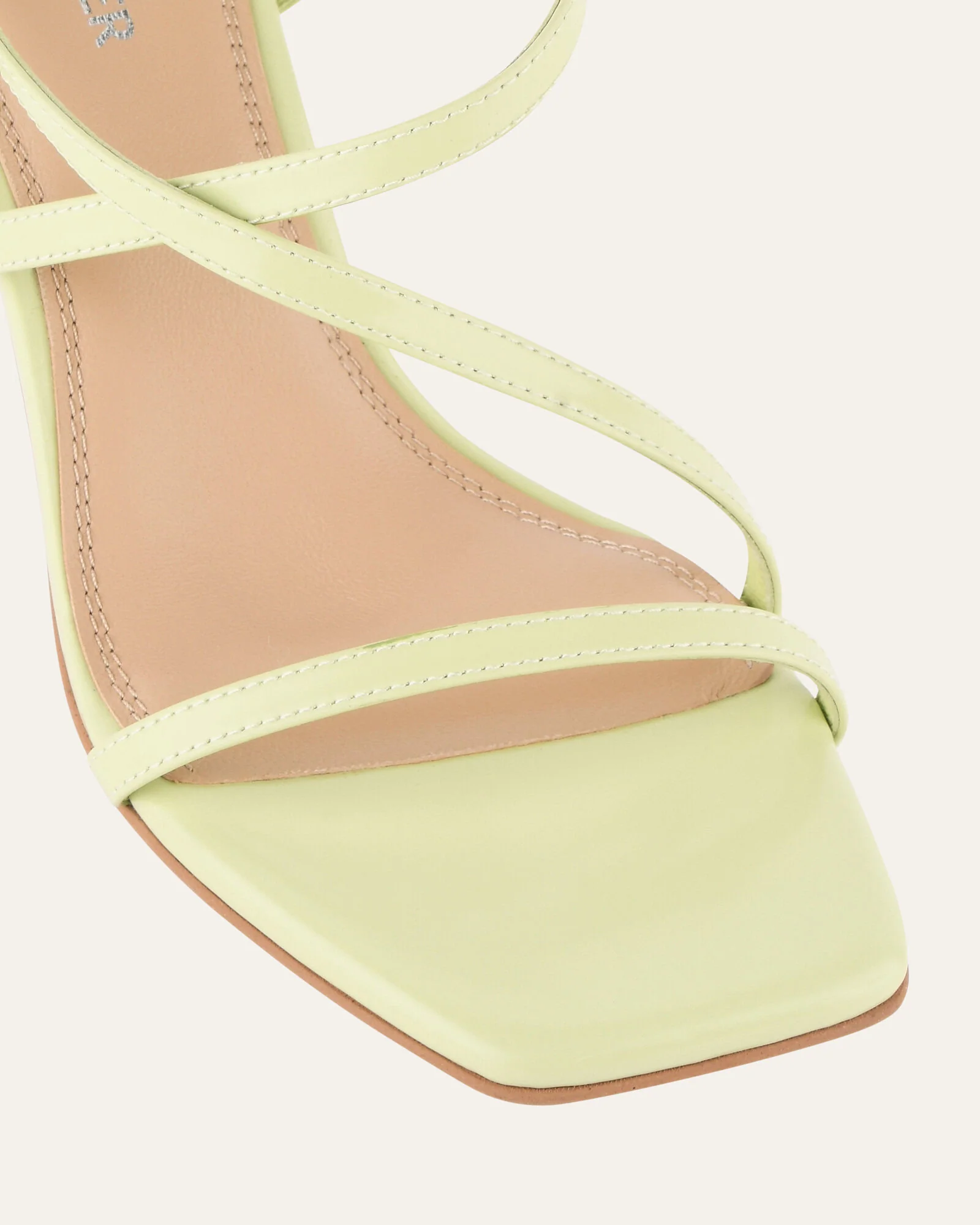 JOCKEY HIGH HEEL SANDALS HONEYDEW GREEN LEATHER - Image 4