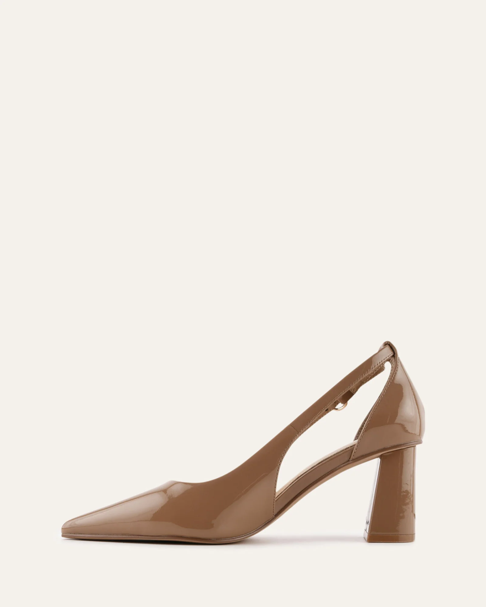 LAINEY MID HEELS SEPIA PATENT - Image 5