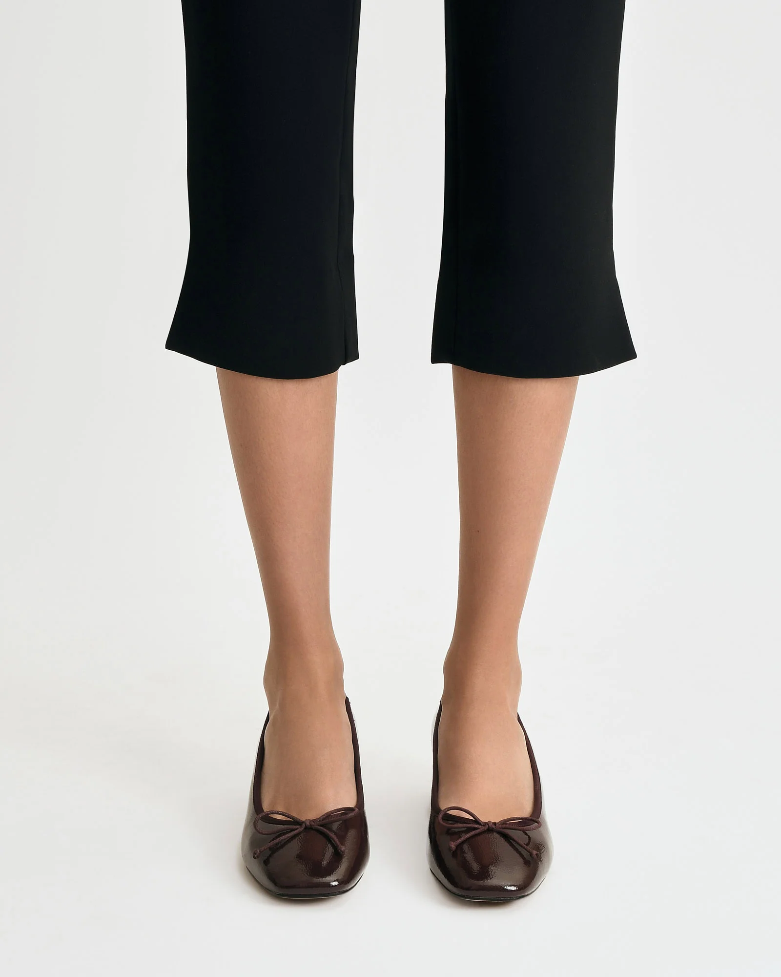 LARA LOW HEELS MERLOT CRINKLE PATENT - Image 7