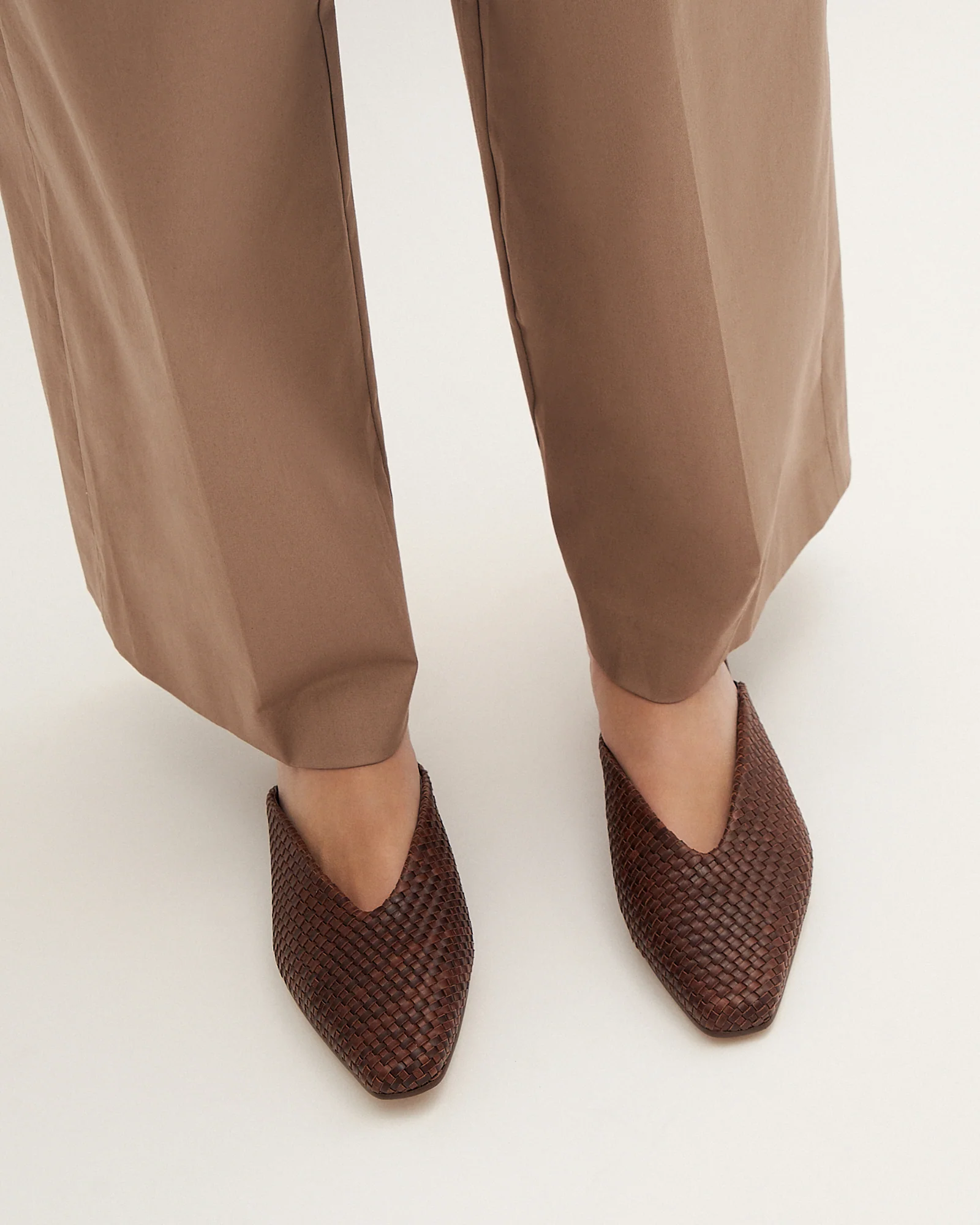 LENA DRESS FLATS PECAN LEATHER - Image 7