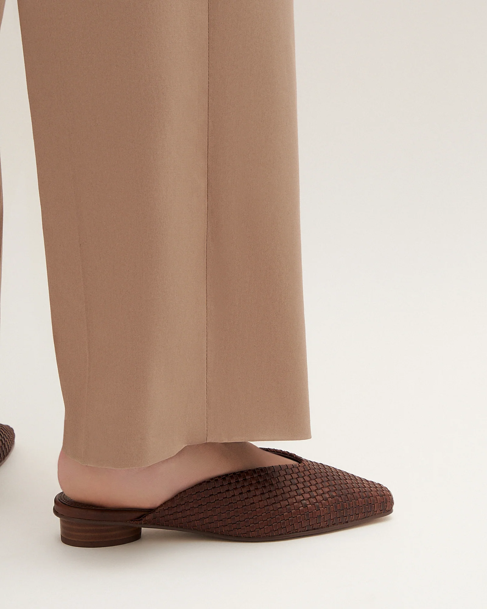 LENA DRESS FLATS PECAN LEATHER - Image 8