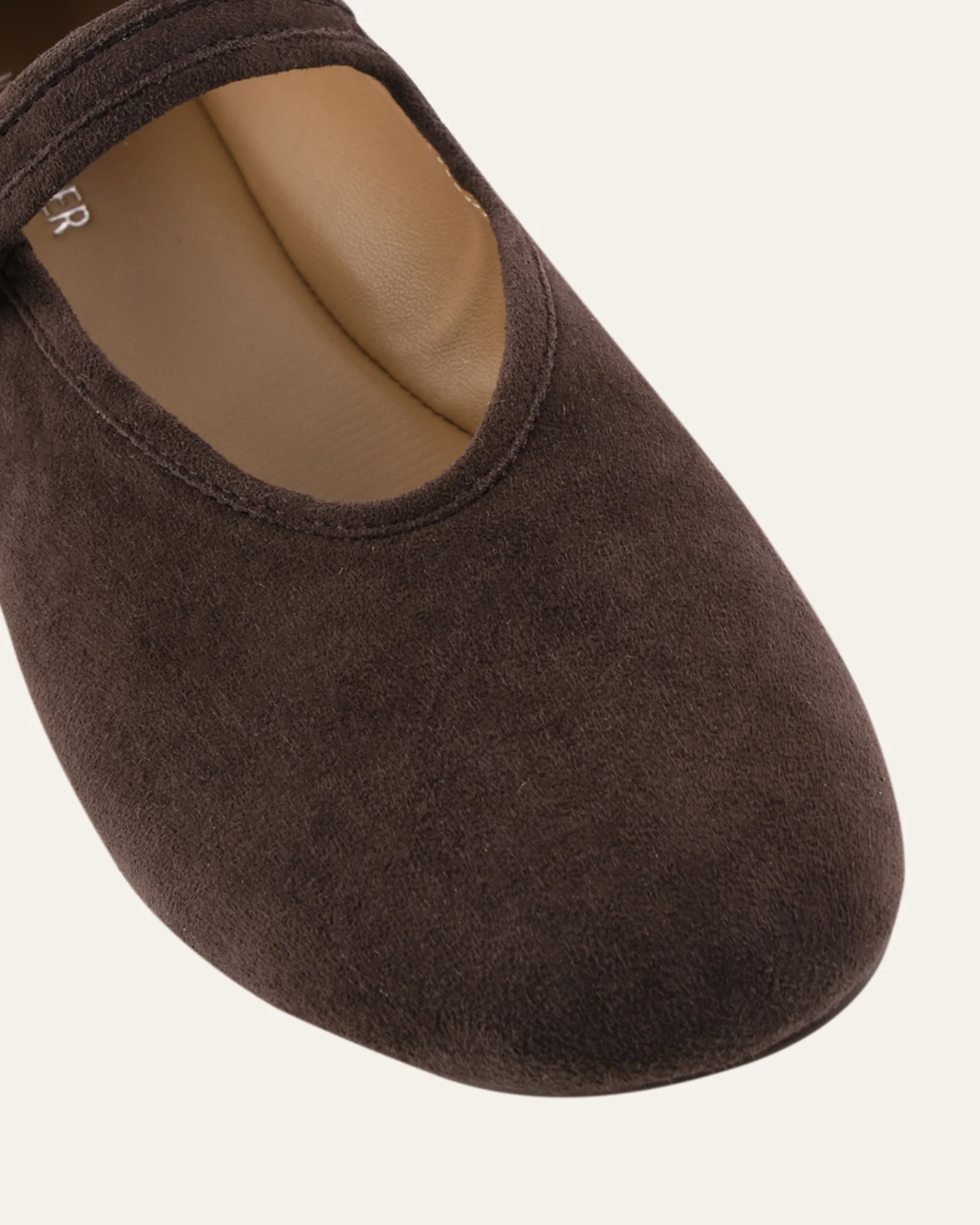 LENNY CASUAL FLATS BITTER CHOC SUEDE - Image 4