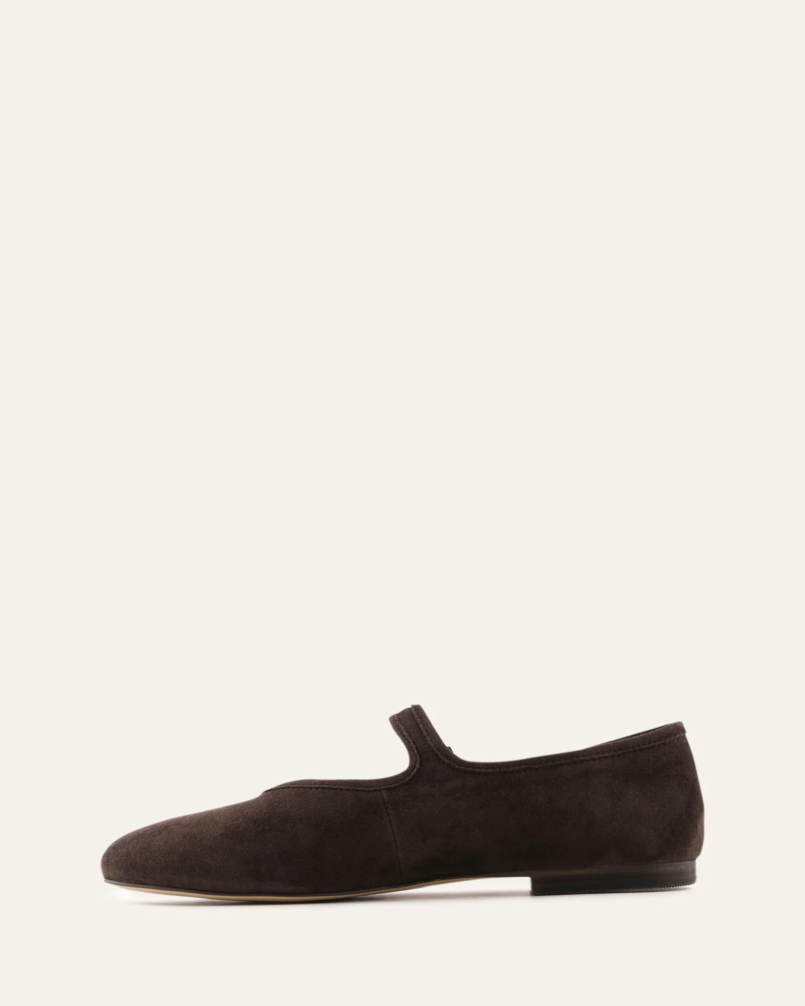 LENNY CASUAL FLATS BITTER CHOC SUEDE - Image 6