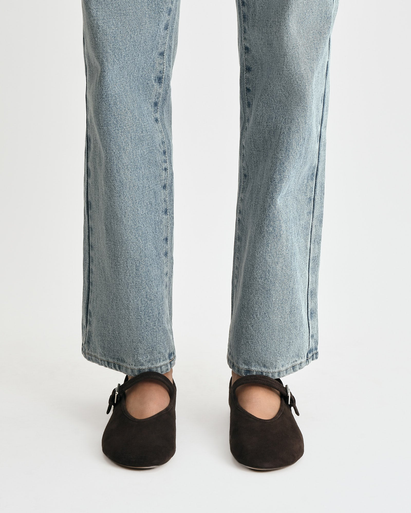 LENNY CASUAL FLATS BITTER CHOC SUEDE - Image 7