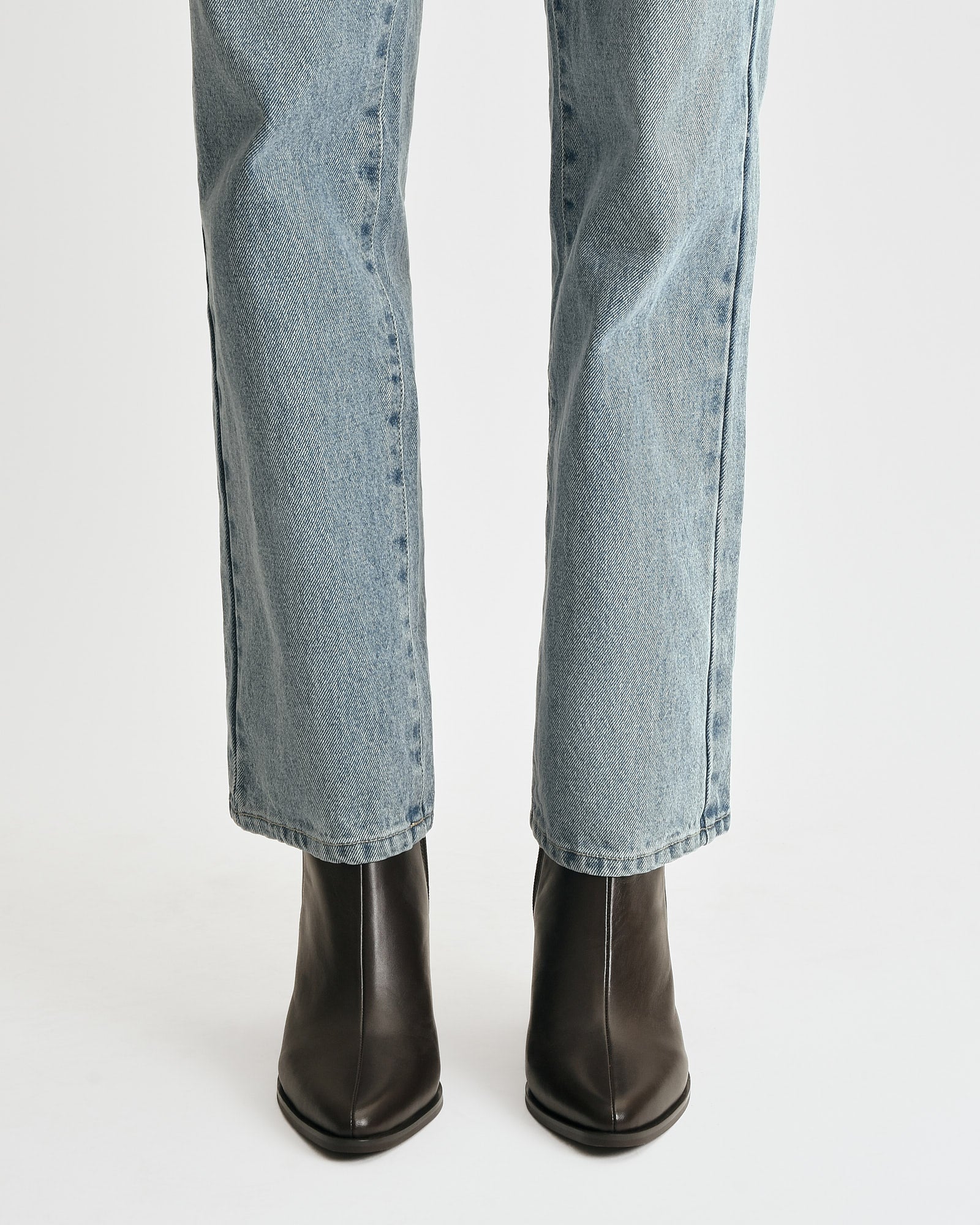 LEVI HIGH ANKLE BOOTS BITTER CHOC LEATHER - Image 7