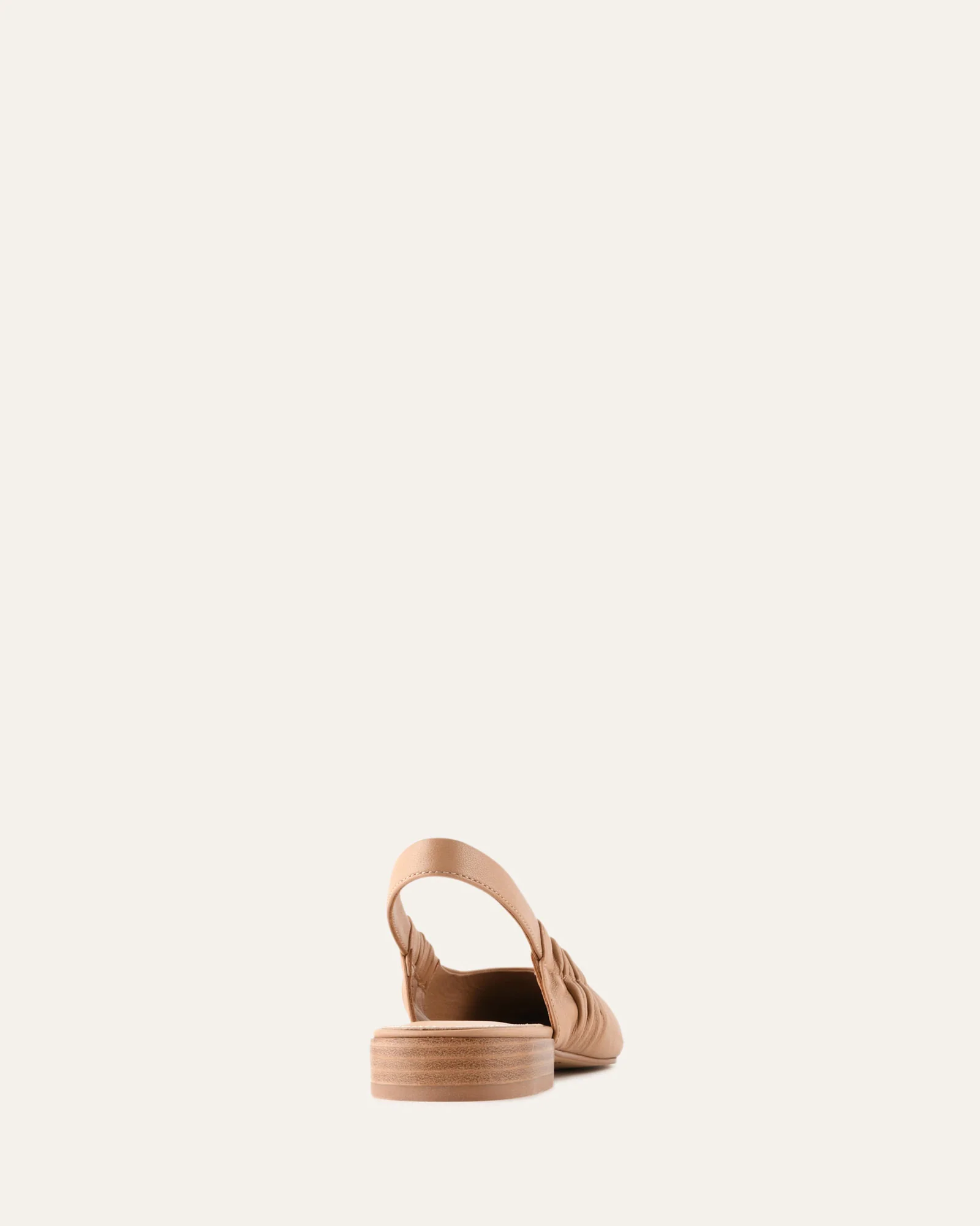 LOGAN DRESS FLATS TAN LEATHER - Image 4